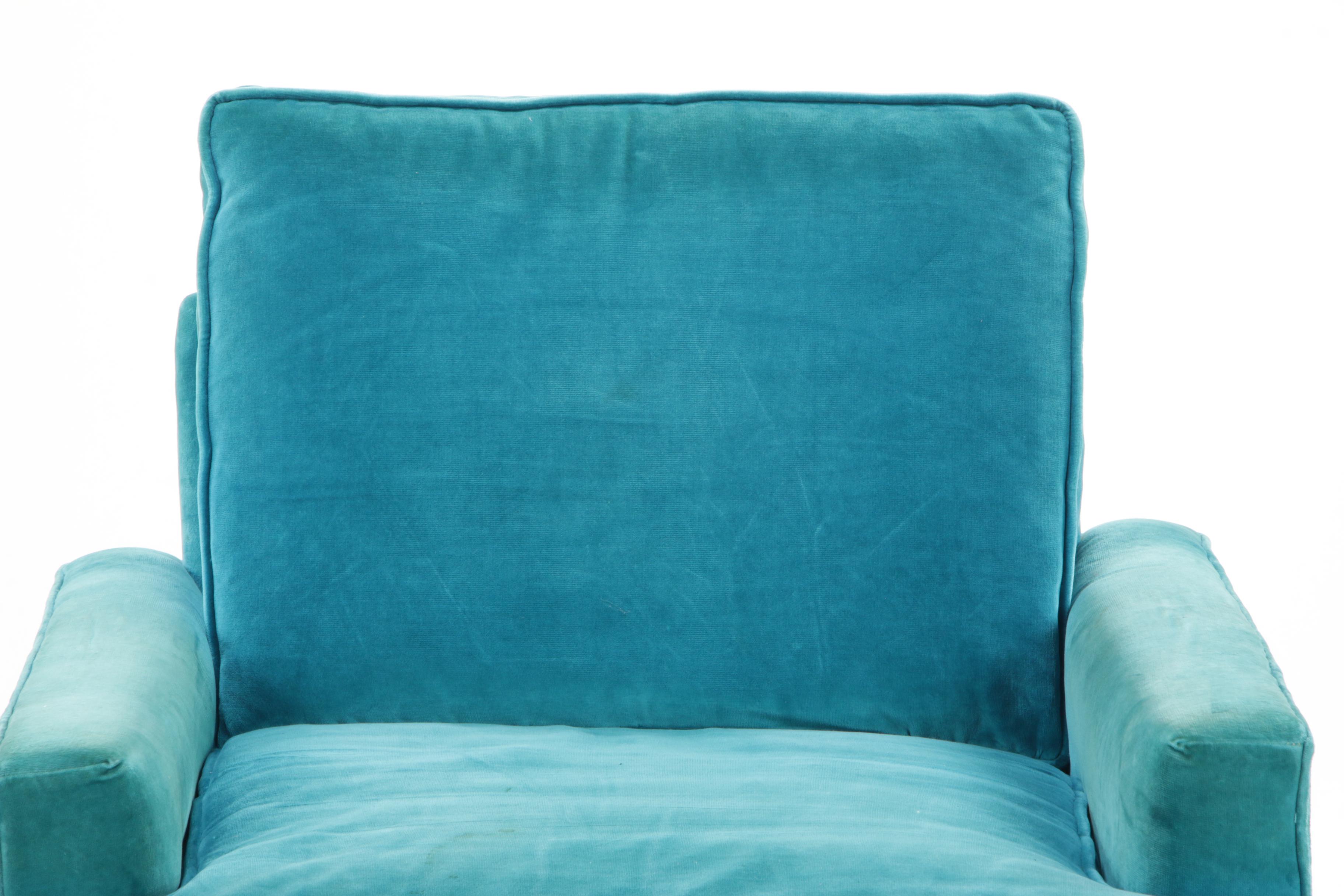 Three Sara Scott Furniture Mid Century Modern Low Armchairs