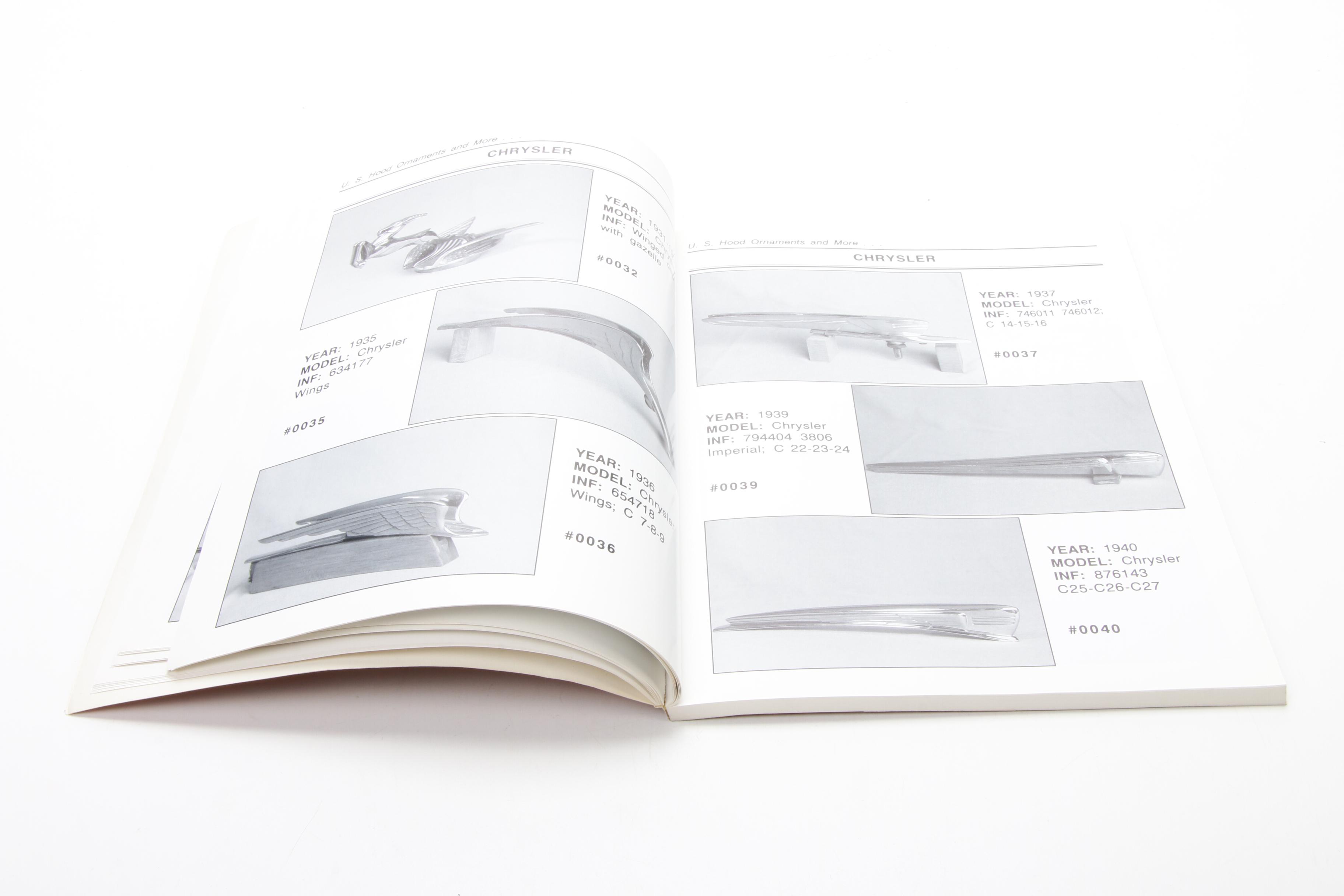 1950 Blackstone "Super Chief" Indian Head Pontiac Hood Ornament with Books