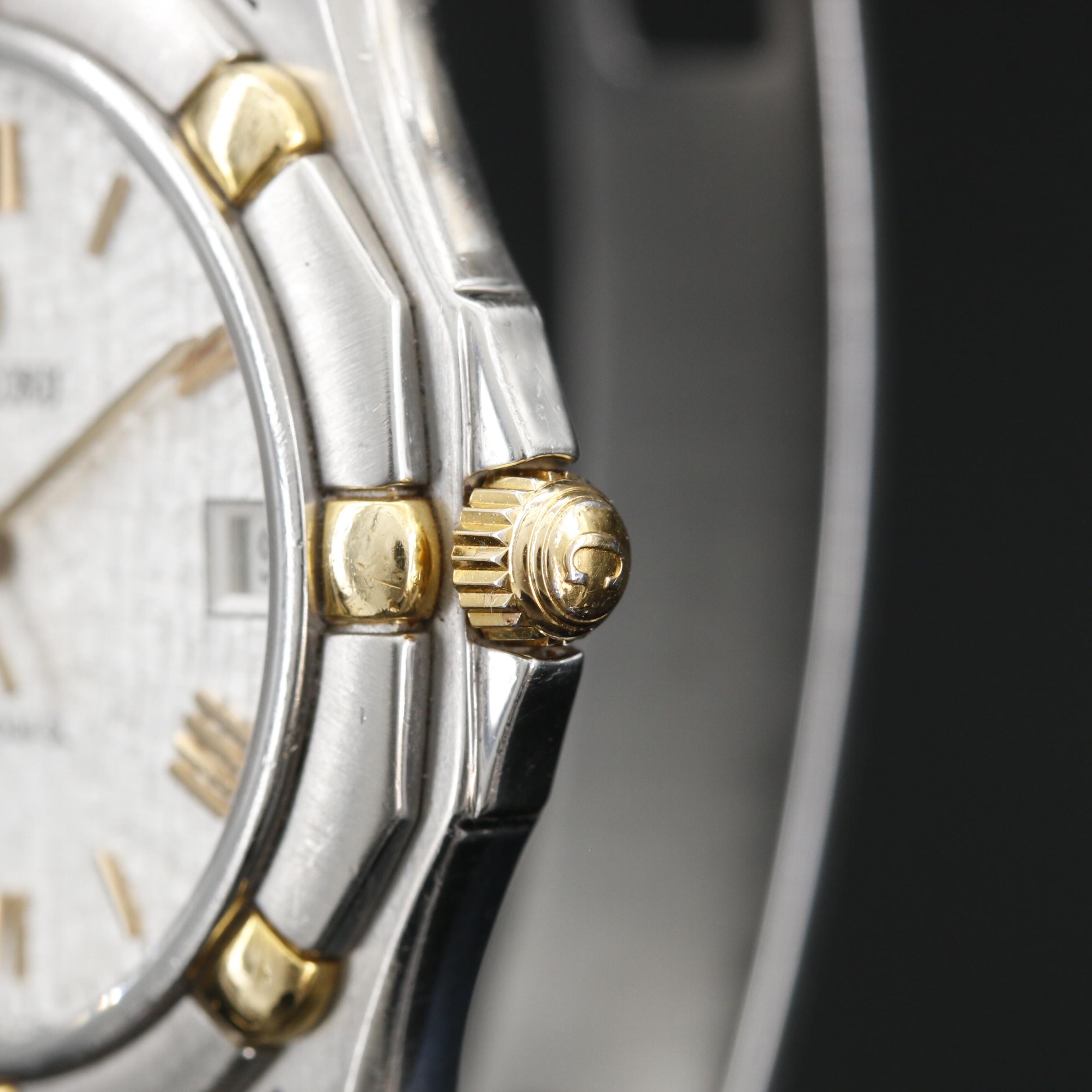 Concord Saratoga SL Mosaic Dial 18K and Stainless Steel Quartz Watch