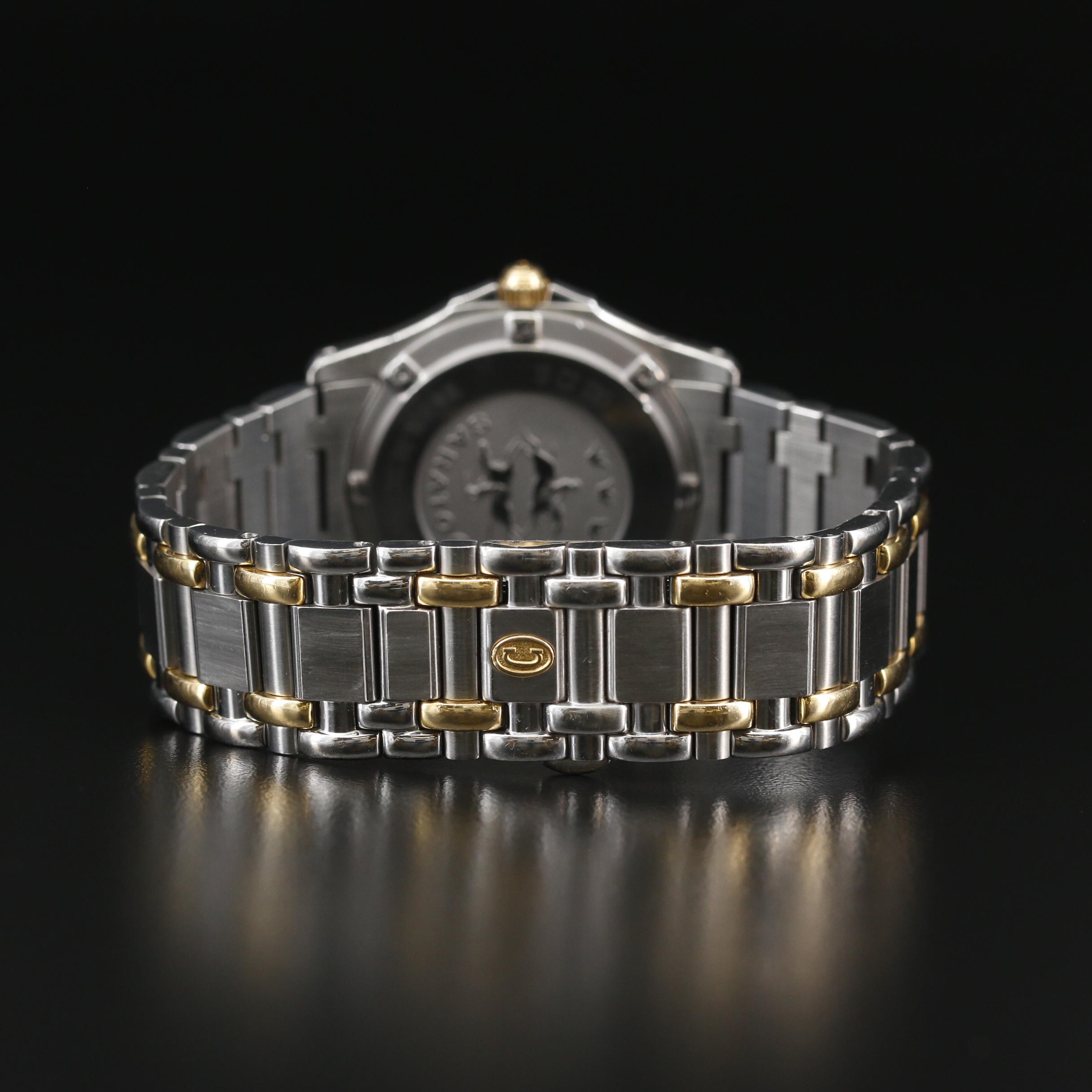 Concord Saratoga SL Mosaic Dial 18K and Stainless Steel Quartz Watch