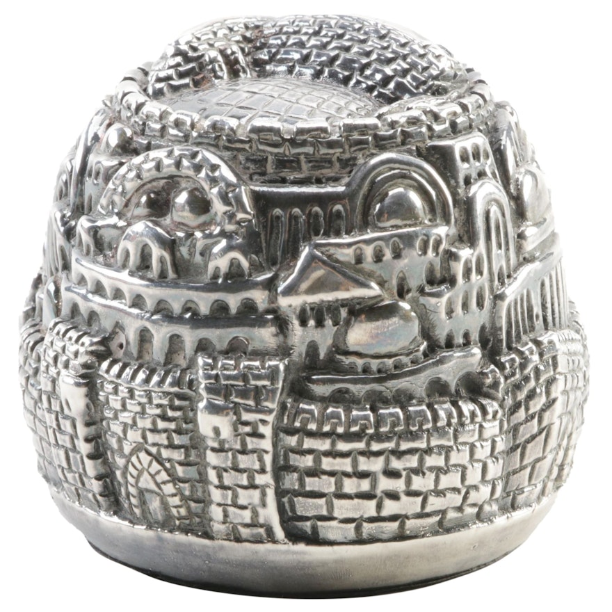 Jerusalem Sterling Silver Sculptural Paperweight