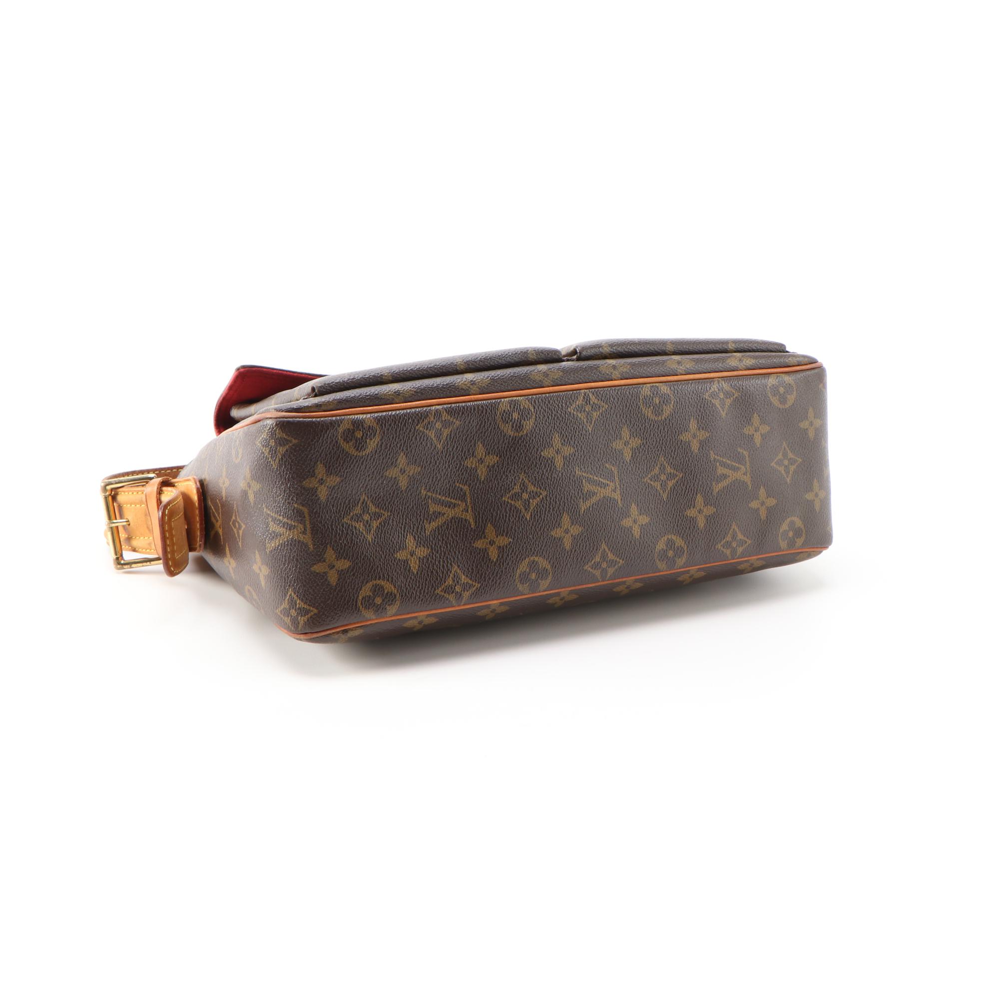 Louis Vuitton Viva Cite GM Shoulder Bag in Monogram Canvas and Vachetta Leather