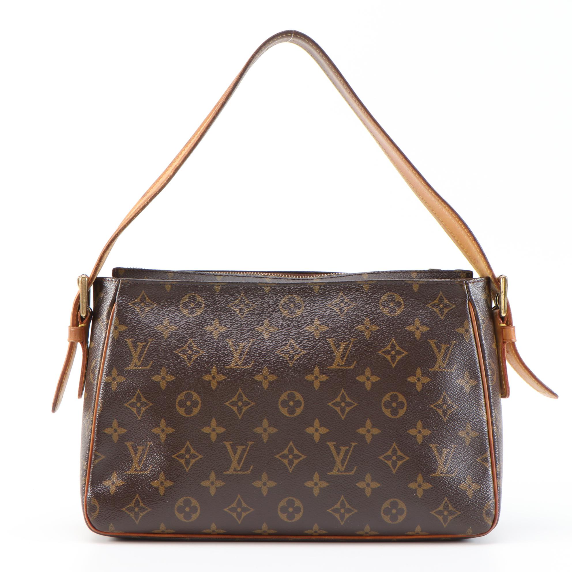 Louis Vuitton Viva Cite GM Shoulder Bag in Monogram Canvas and Vachetta Leather