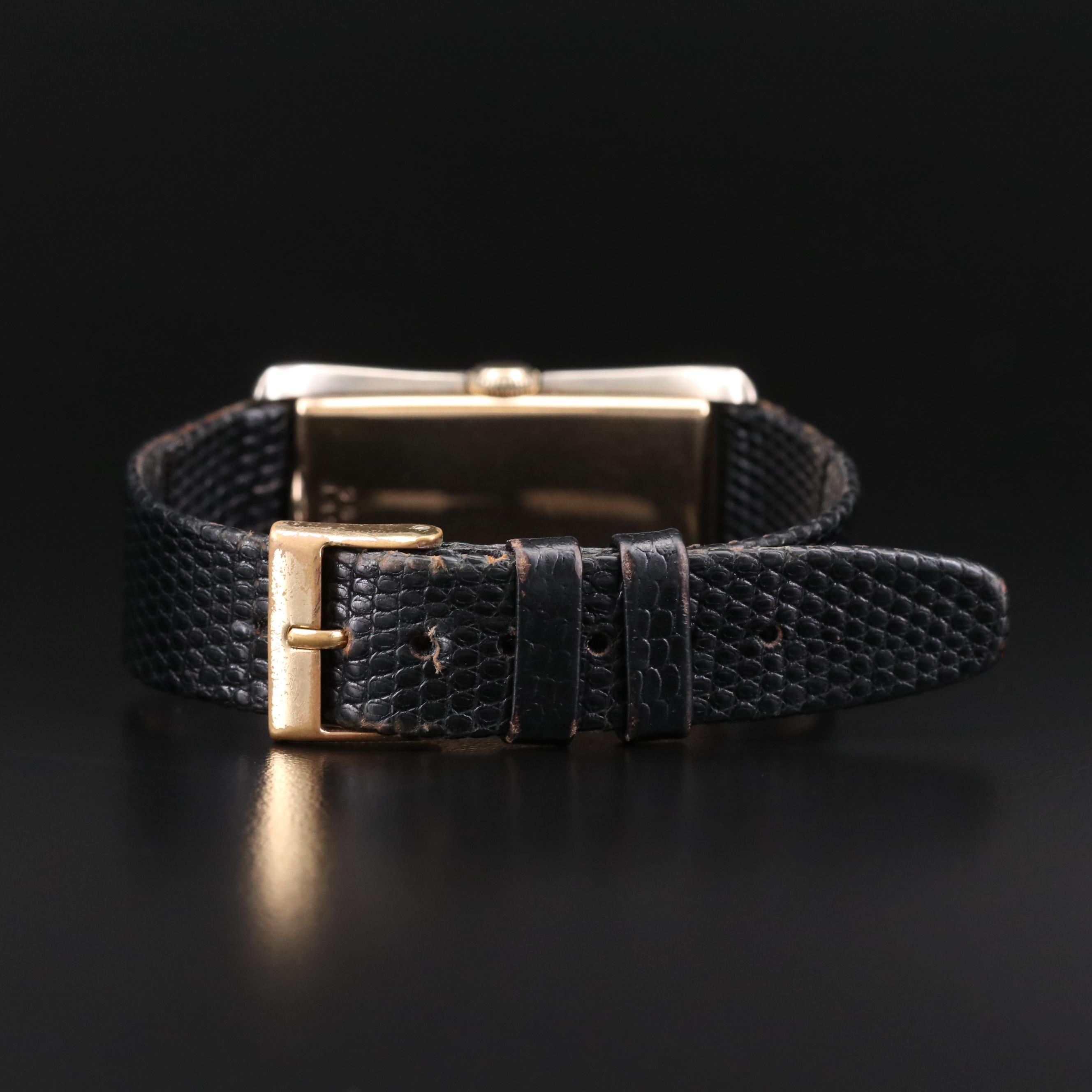 Vintage Rolex Prince 9K Gold Doctors Stem Wind Watch