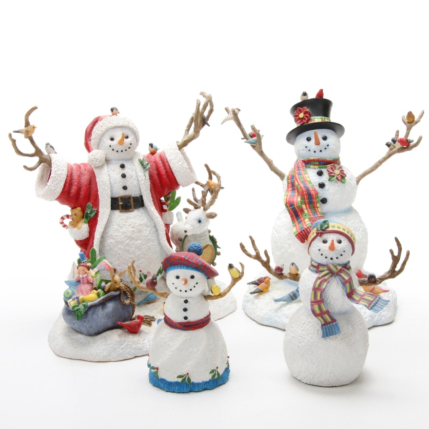 Lynn Bywaters for Lenox "Christmas Greetings" and Other Snowman Figurines