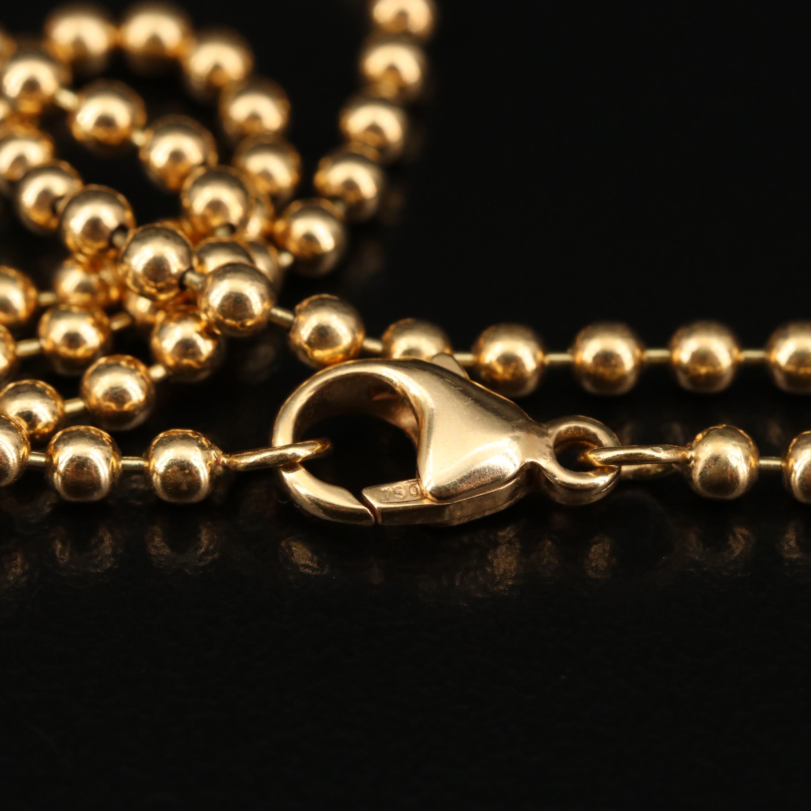 Tiffany & Co. "Cupids Arrow" 18K Heart Necklace