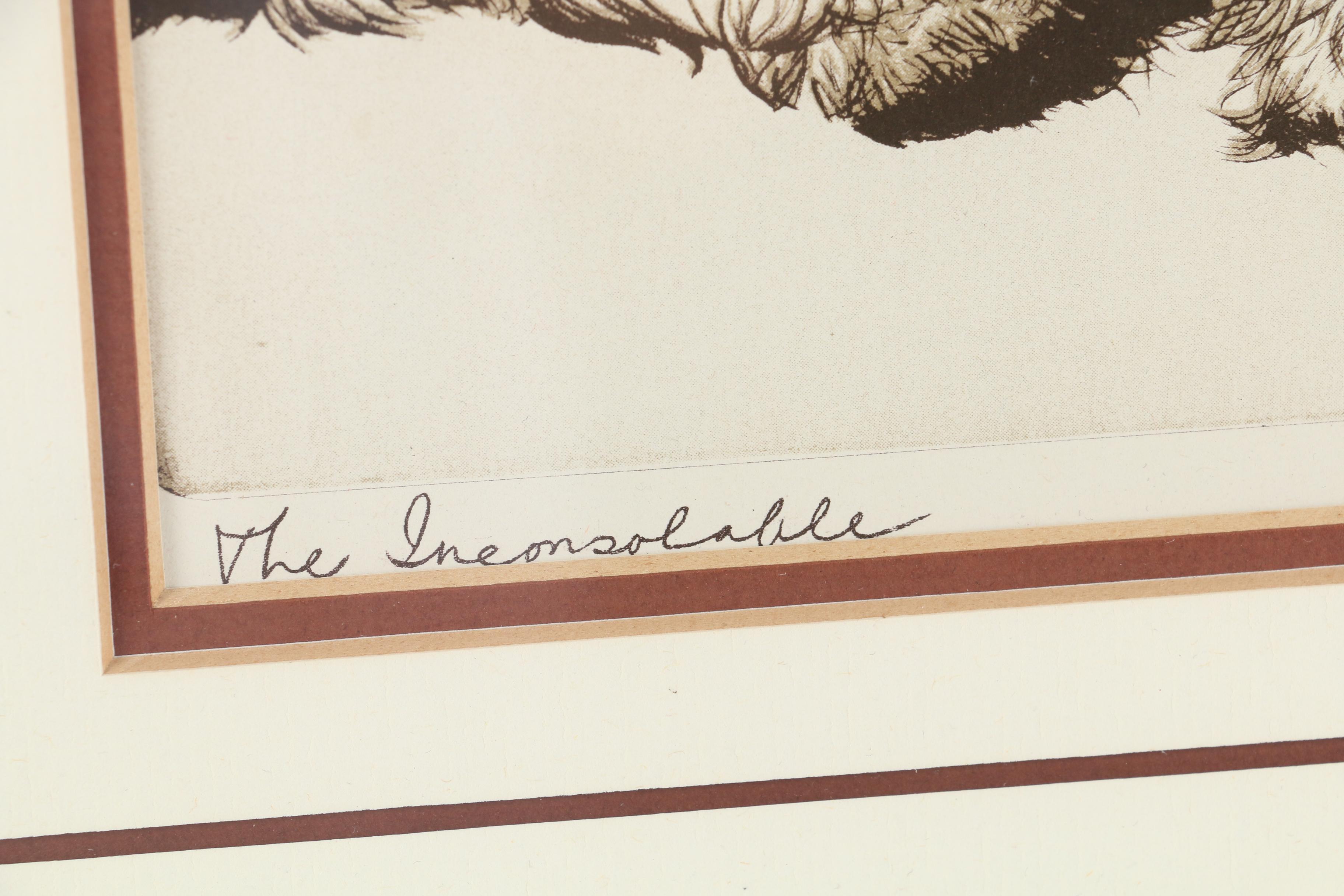 Diana Thorne Halftone "The Inconsolable" for "Real Tales of Real Dogs", 1935