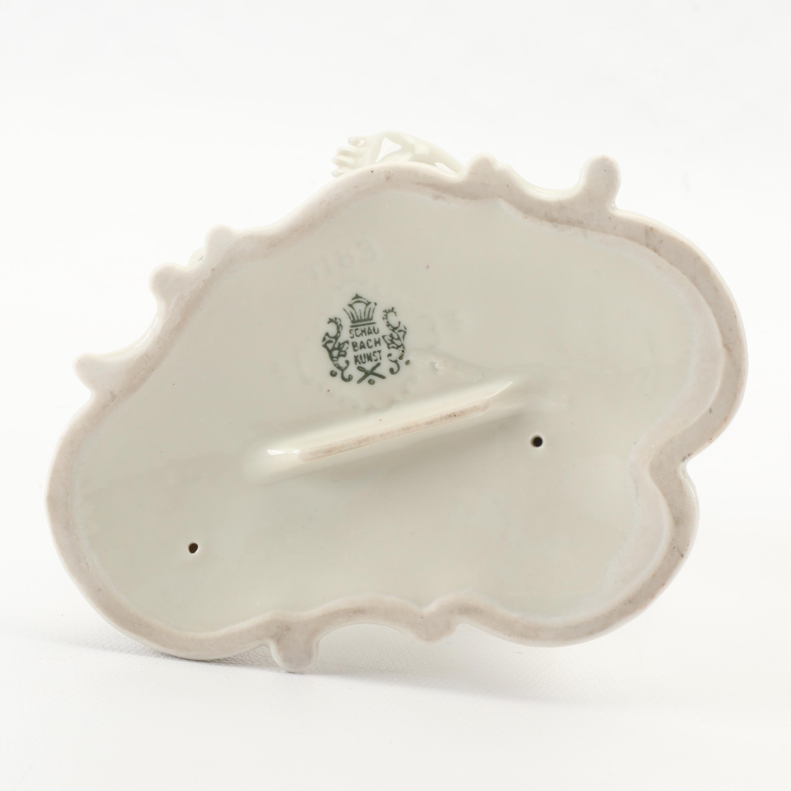 Schaubach Kunst "Boy with Rabbits" Porcelain Figurine, 1926–1953