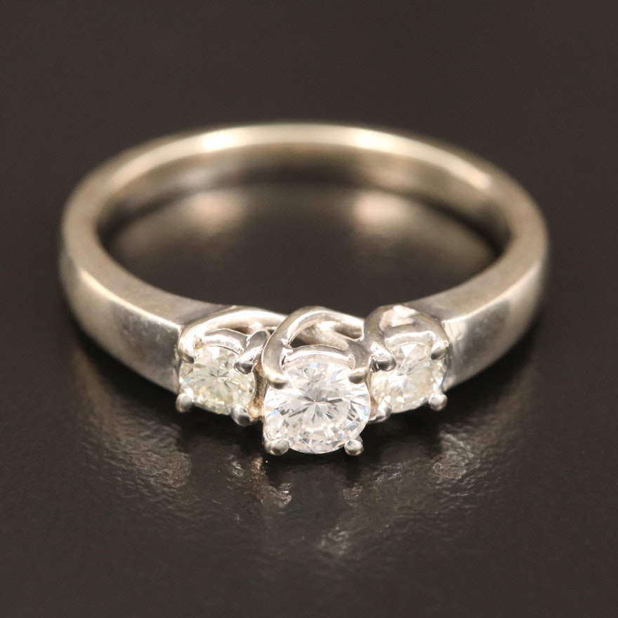 14K 0.51 CTW Diamond Ring