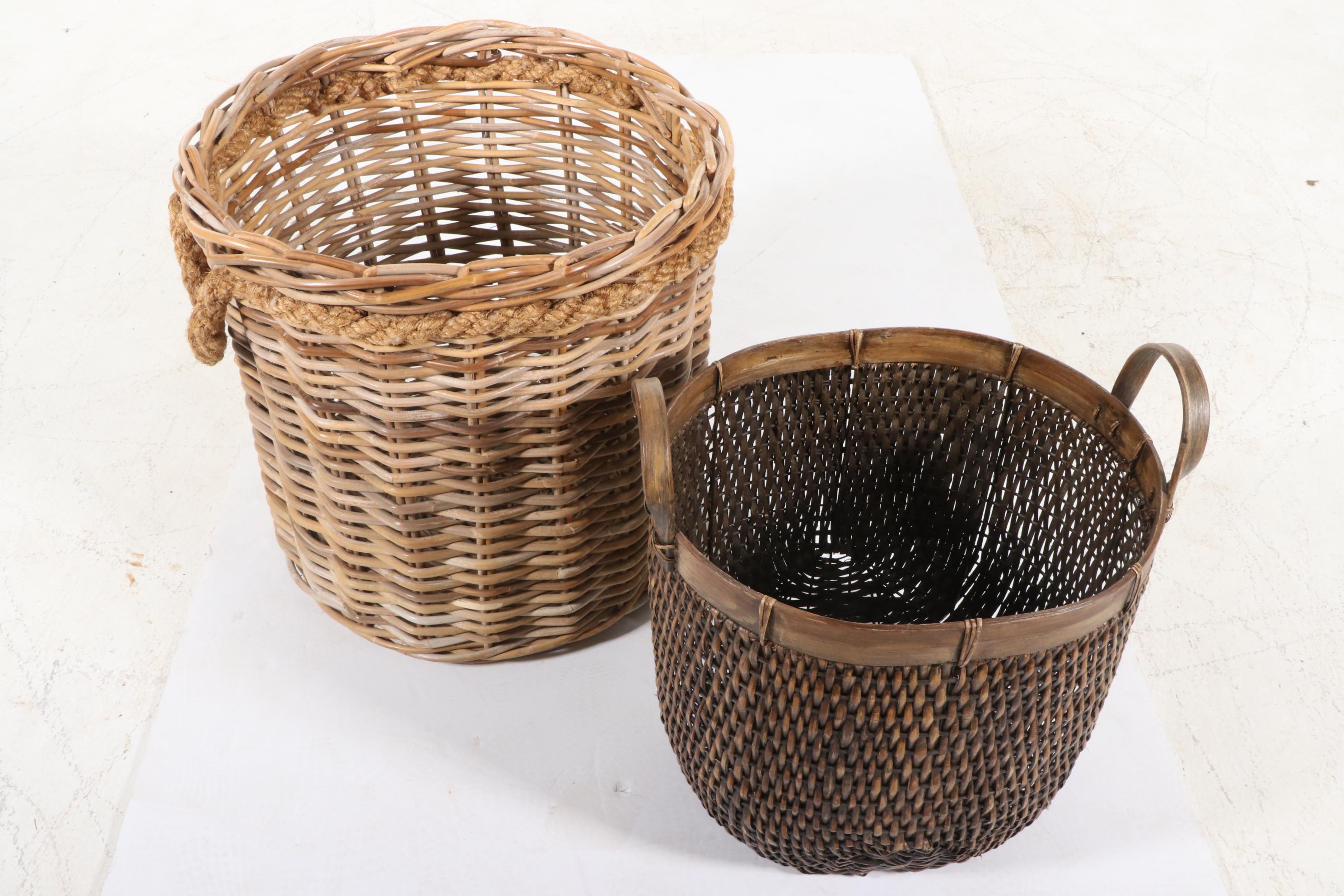 Large Decorative Baskets, Contemporary