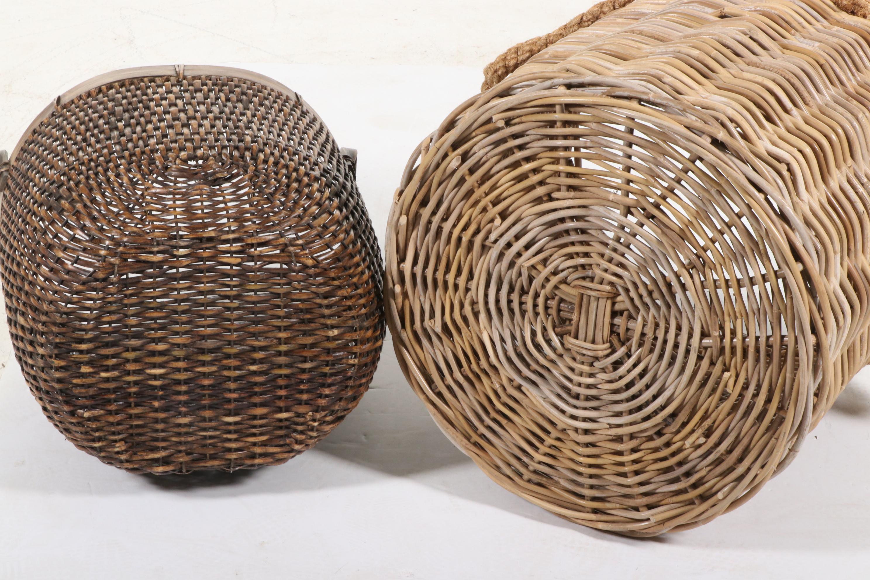 Large Decorative Baskets, Contemporary