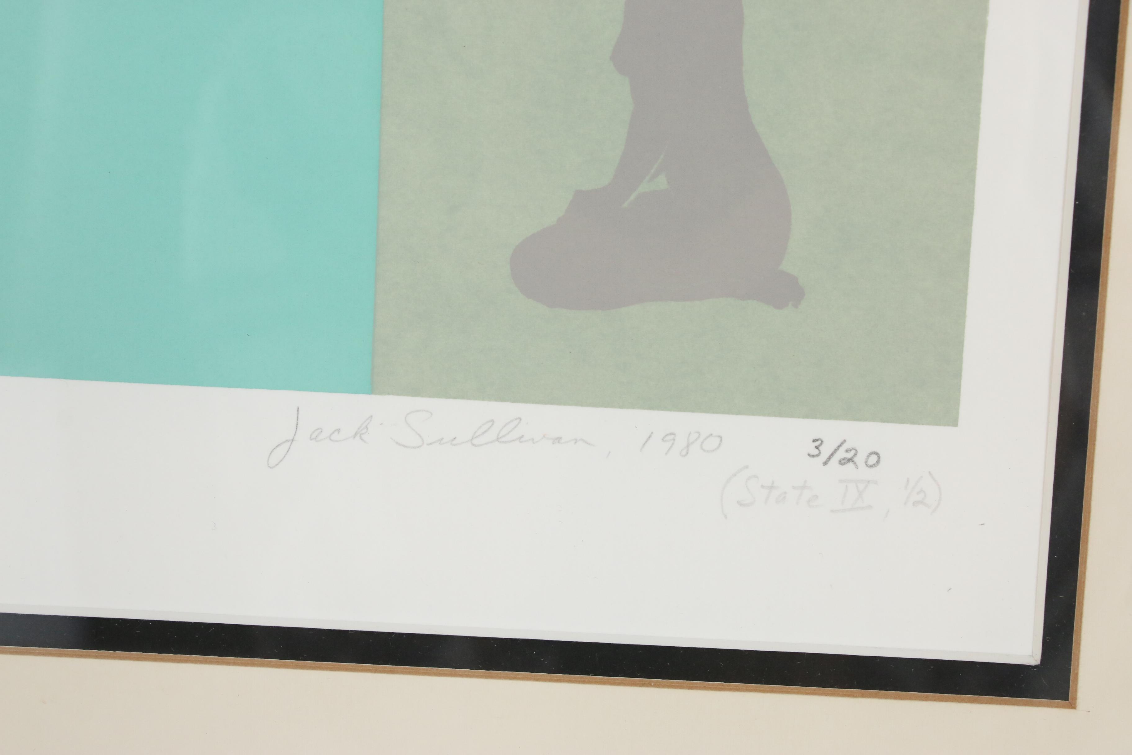 Jack Sullivan Serigraph, 1980