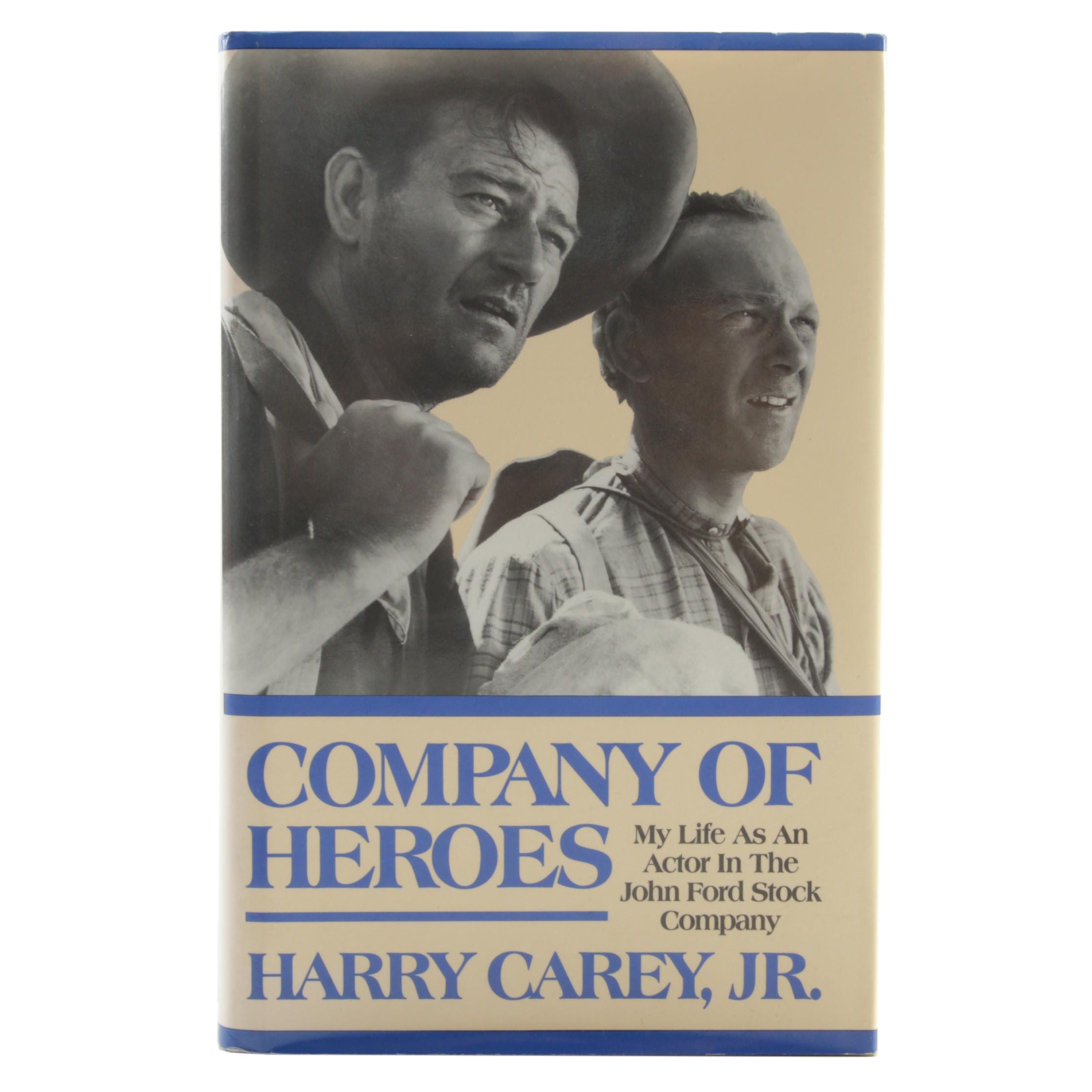 Harry Carey, Jr. Signed "Company of Heroes", First Edition