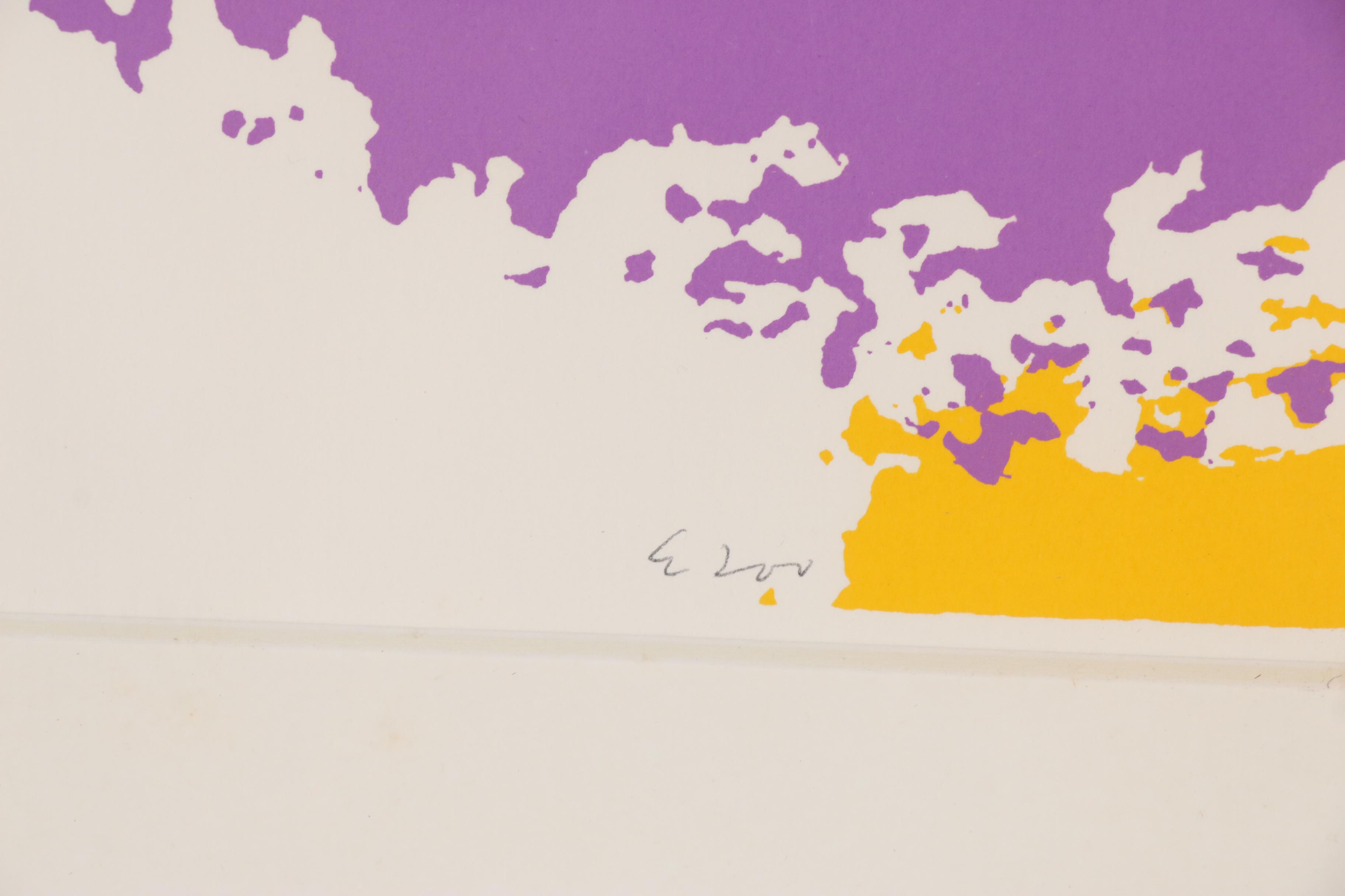Sister Mary Corita Kent Serigraph "The Eye in the Sun"