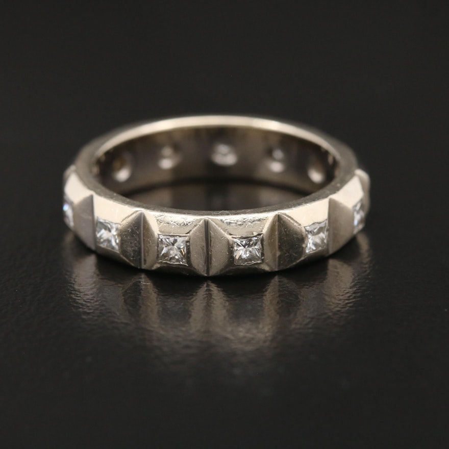 14K Diamond Eternity Band