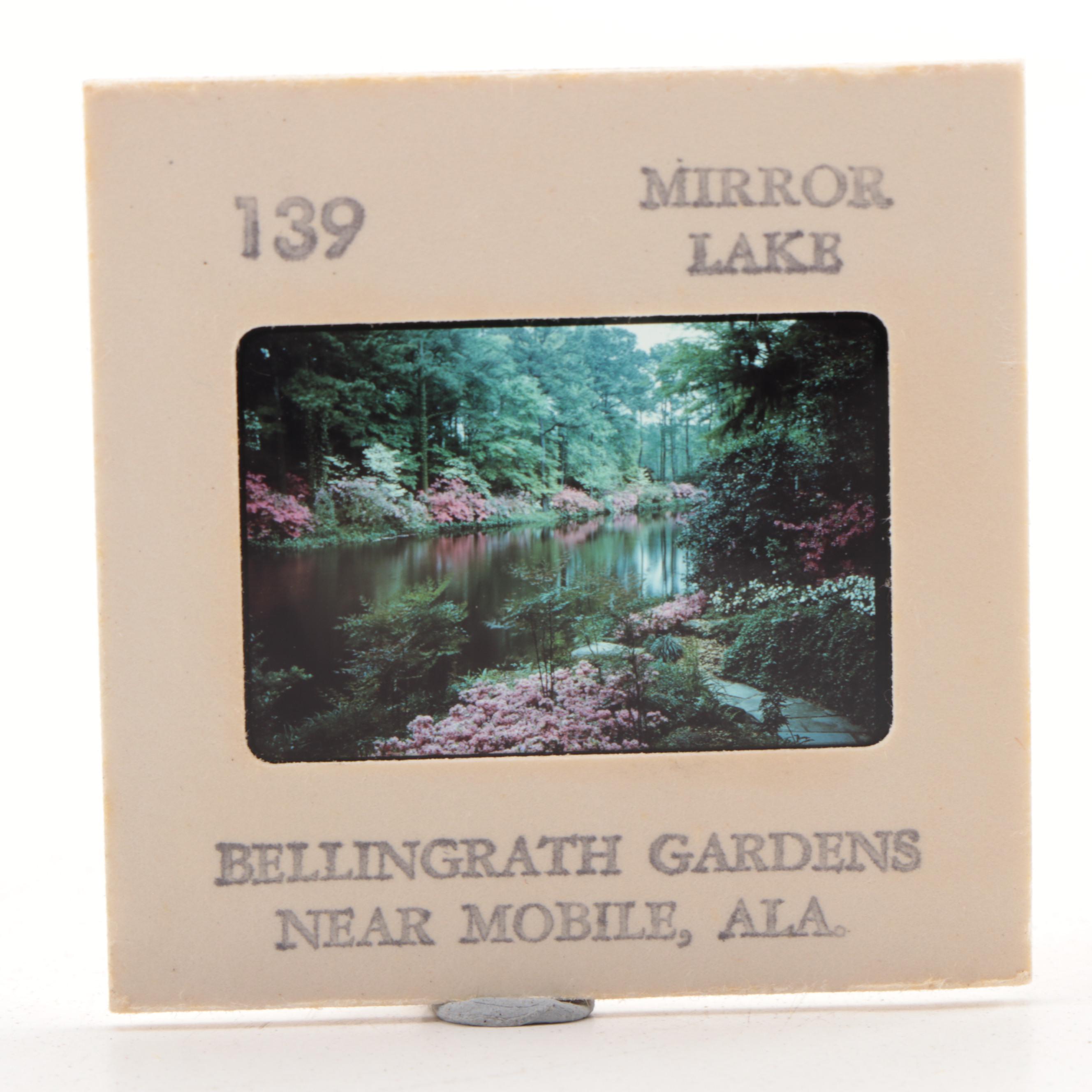 Kodak Kodaslide Model 2A Projector with Case and Bellingrath Gardens Slides