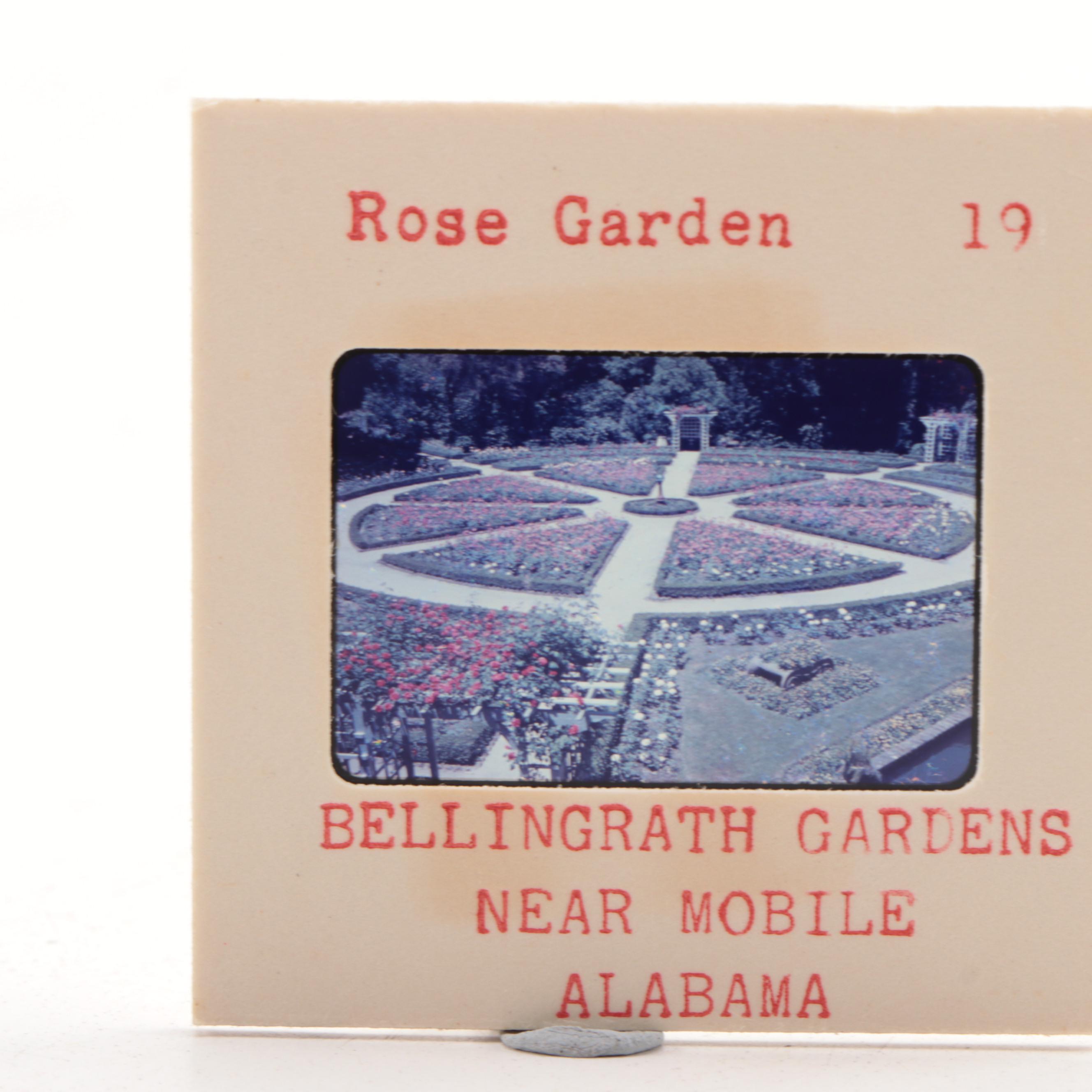 Kodak Kodaslide Model 2A Projector with Case and Bellingrath Gardens Slides