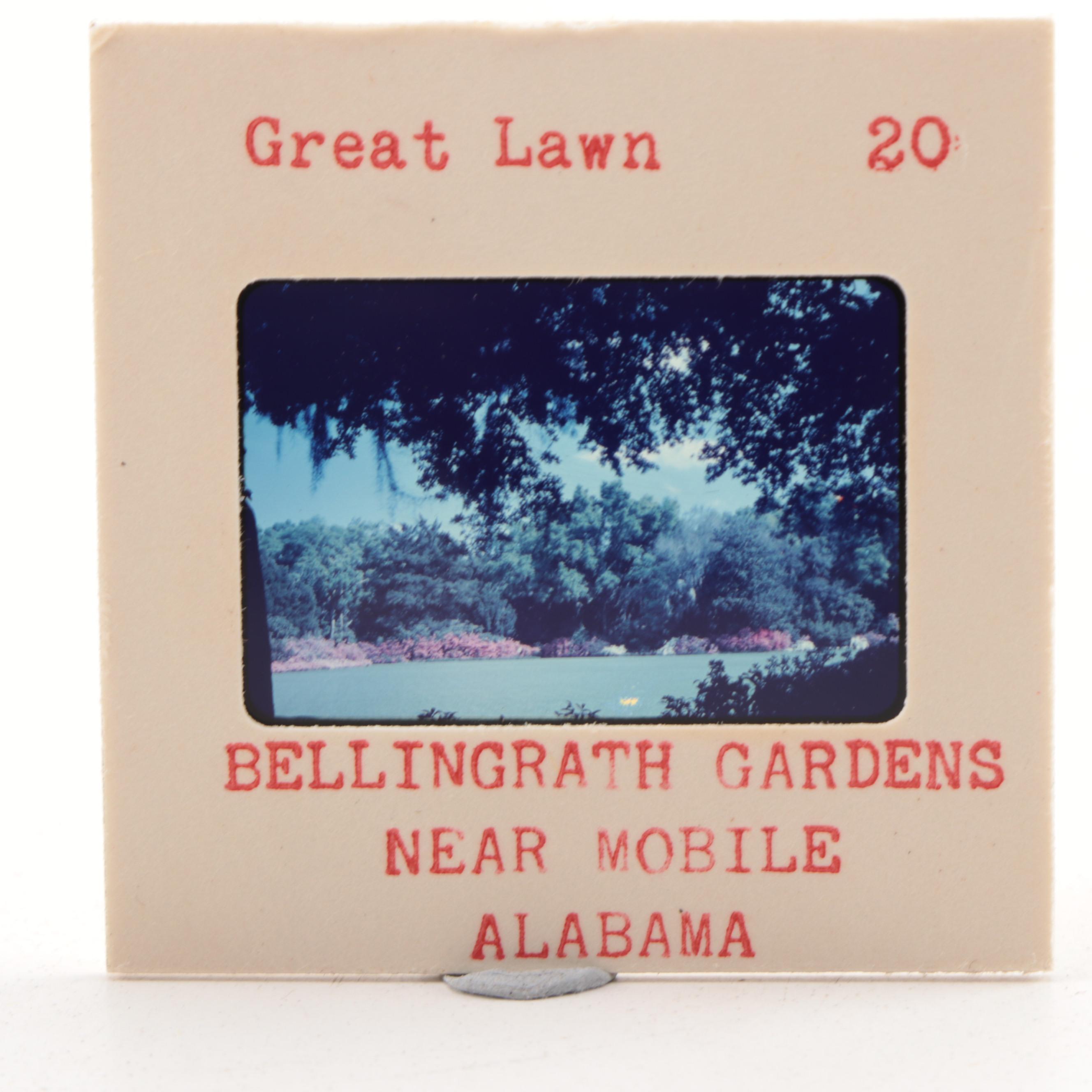 Kodak Kodaslide Model 2A Projector with Case and Bellingrath Gardens Slides