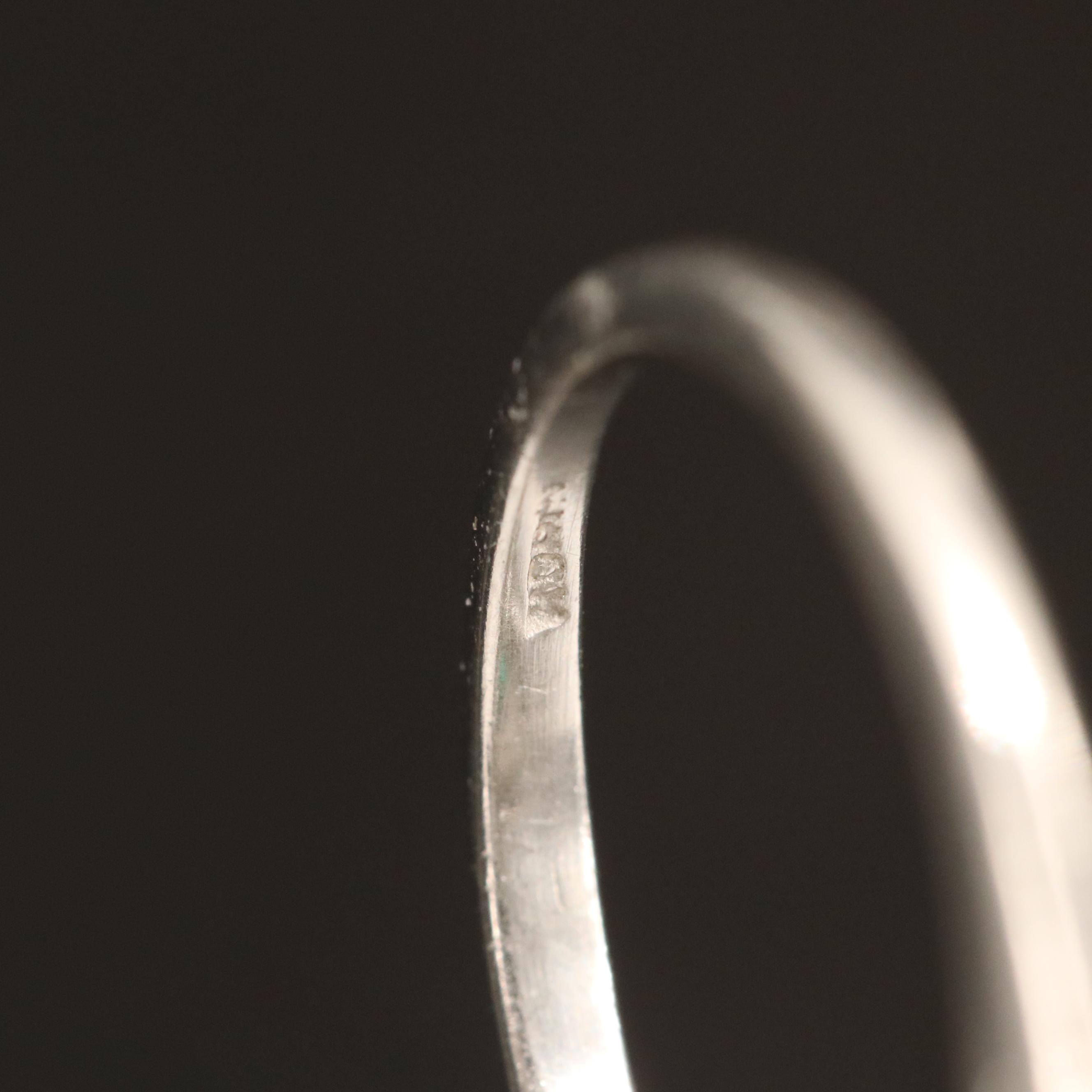 Vintage Platinum 1.09 CT Emerald and 2.00 CTW Diamond Triple Halo Ring