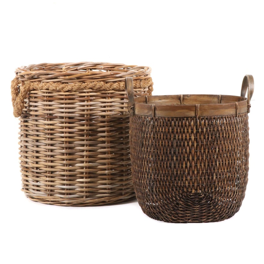 Large Decorative Baskets, Contemporary