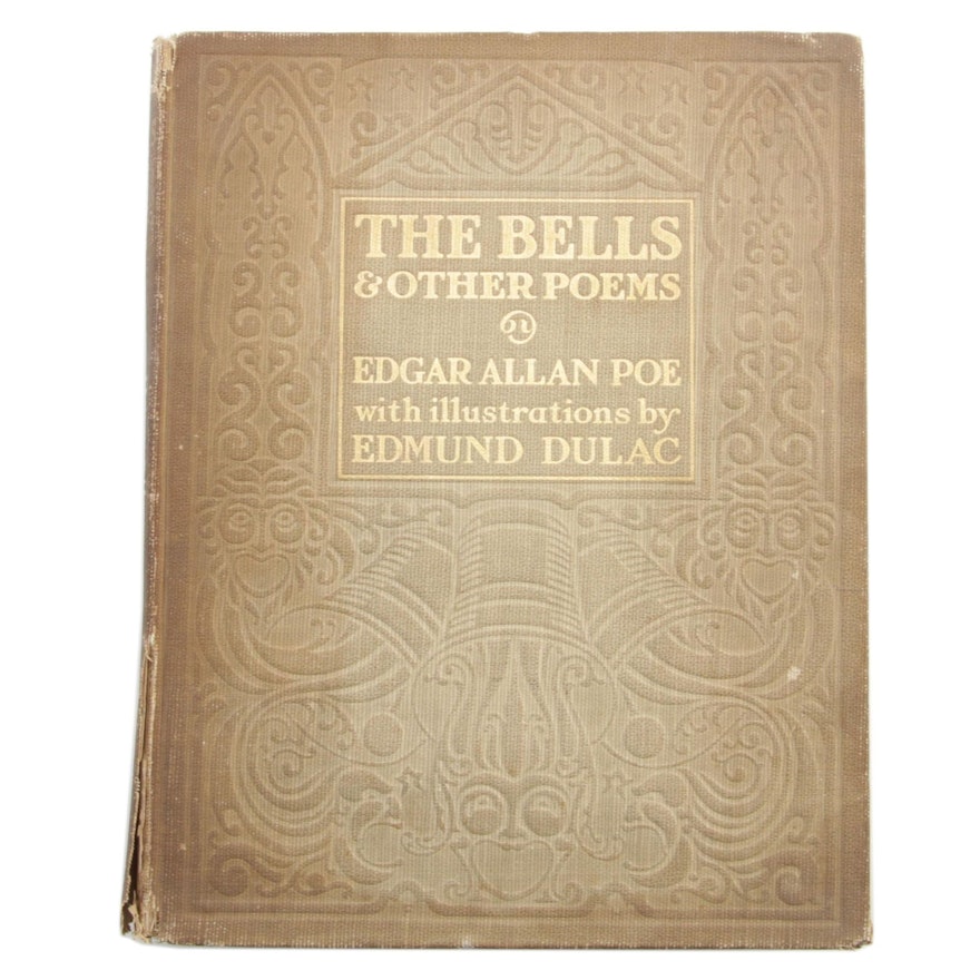 1912 Edmund Dulac Illustrated "The Bells and Other Poems" by Edgar Allan Poe