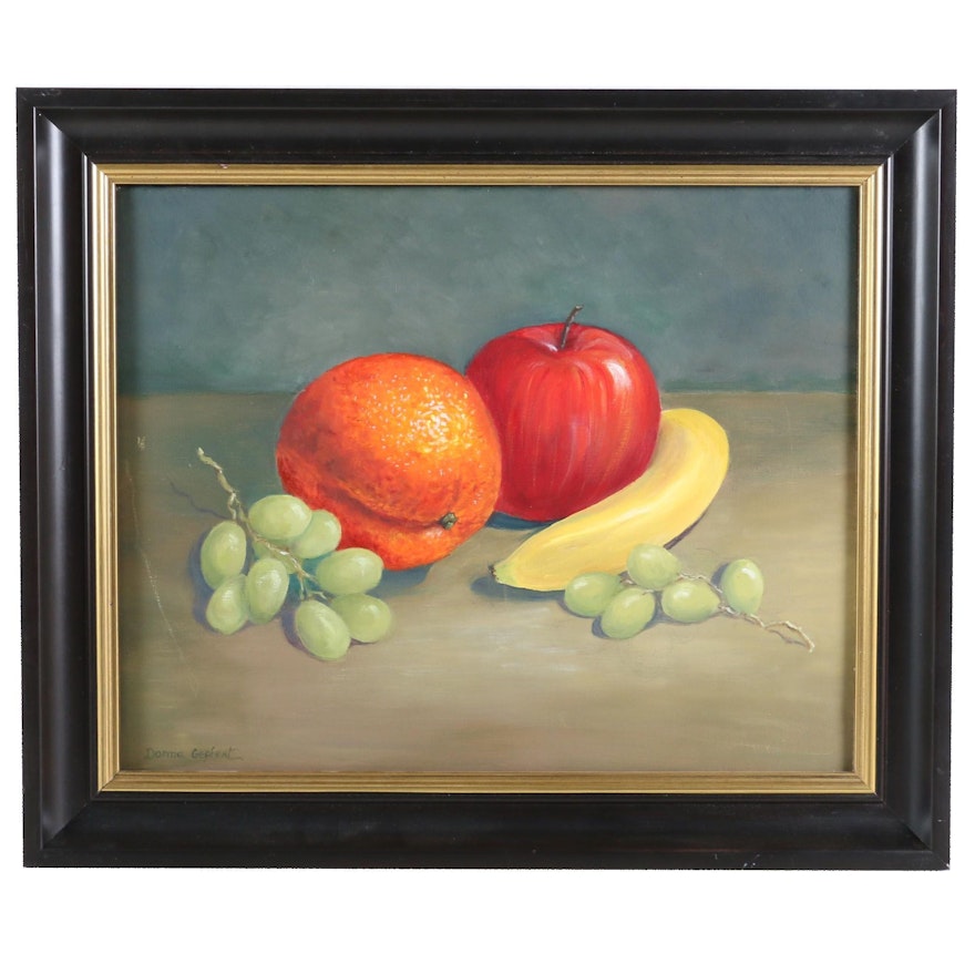 Donna Gepfert Still Life of Fruit Oil Painting