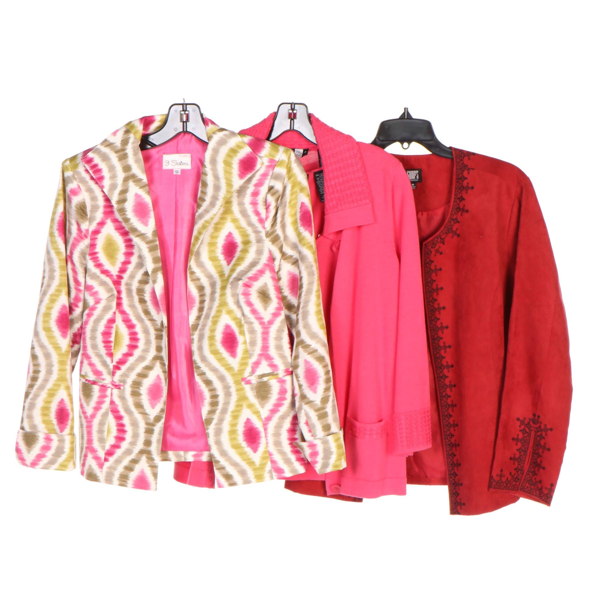 Saks Fifth Avenue, Gump's and 3 Sisters Jackets and Knit Set