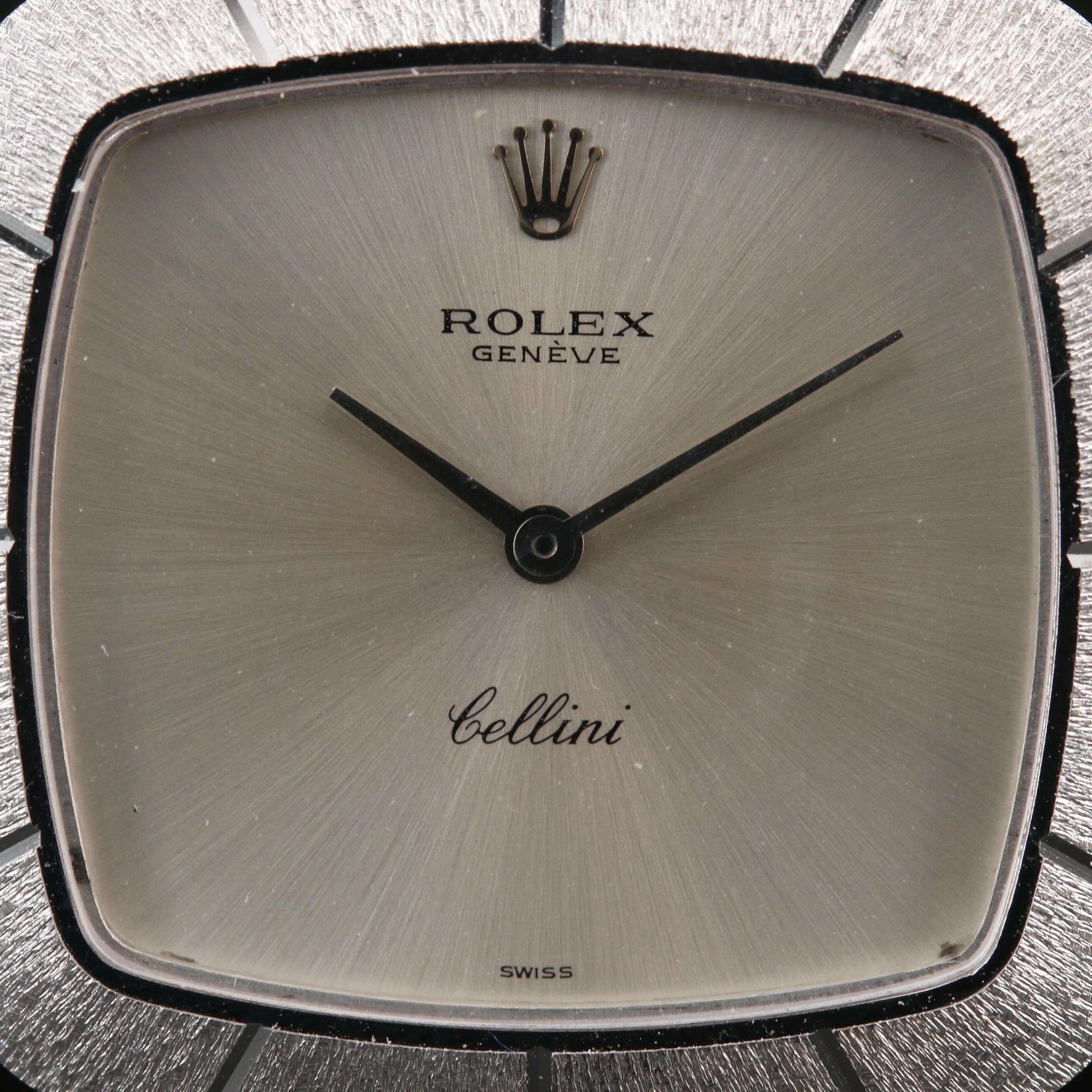Rolex Cellini 18K Gold Stem Wind Watch, Circa 1970