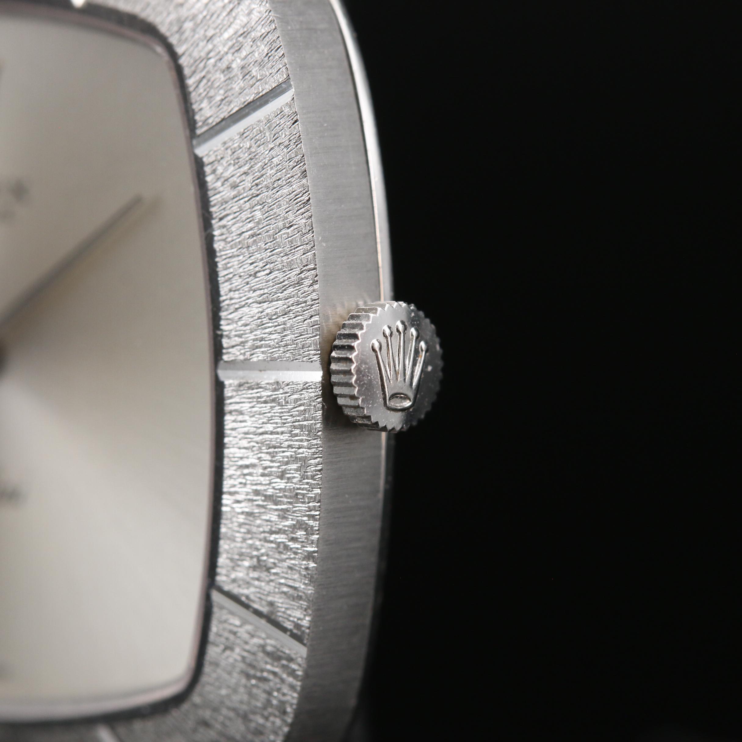 Rolex Cellini 18K Gold Stem Wind Watch, Circa 1970