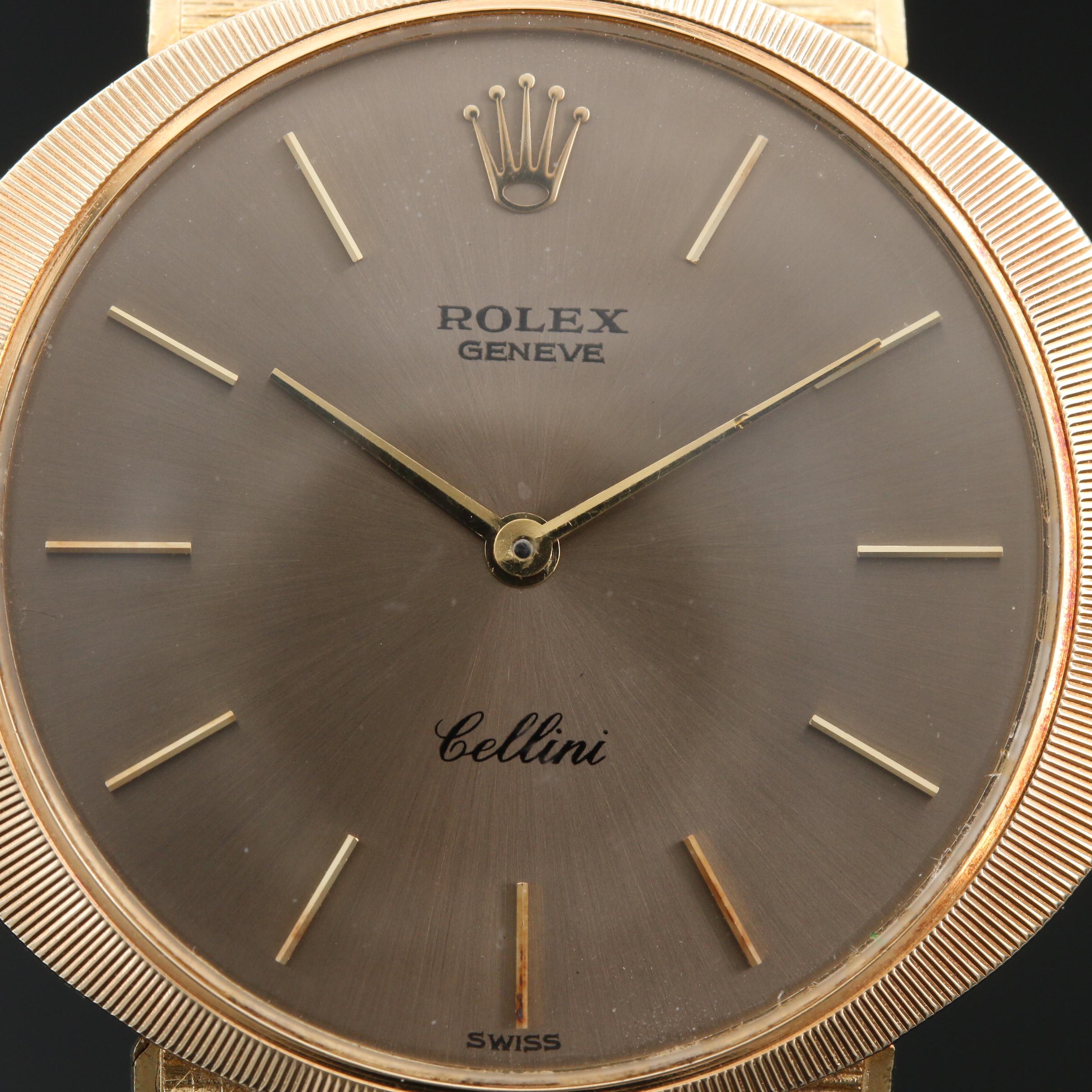 14K Rolex Cellini Stem Wind Watch