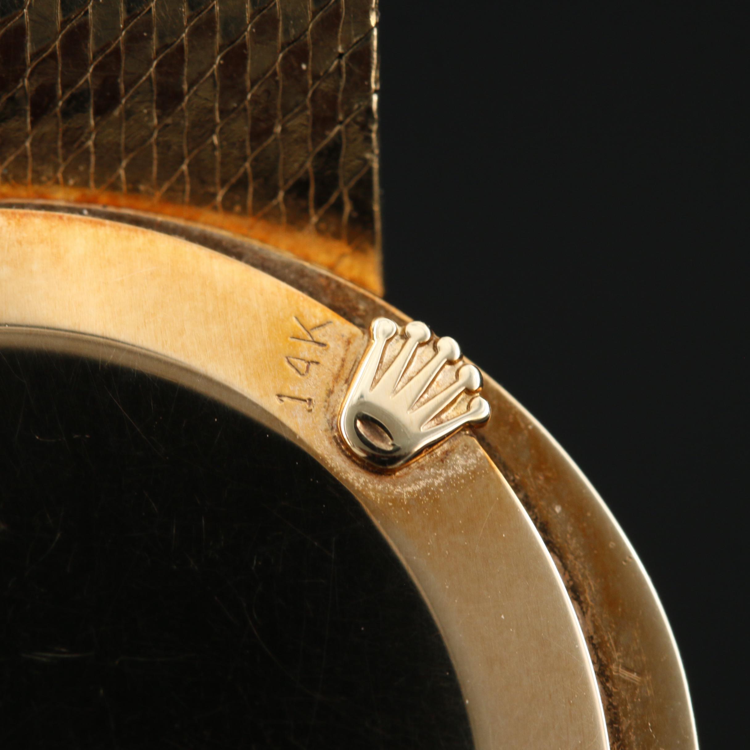 14K Rolex Cellini Stem Wind Watch