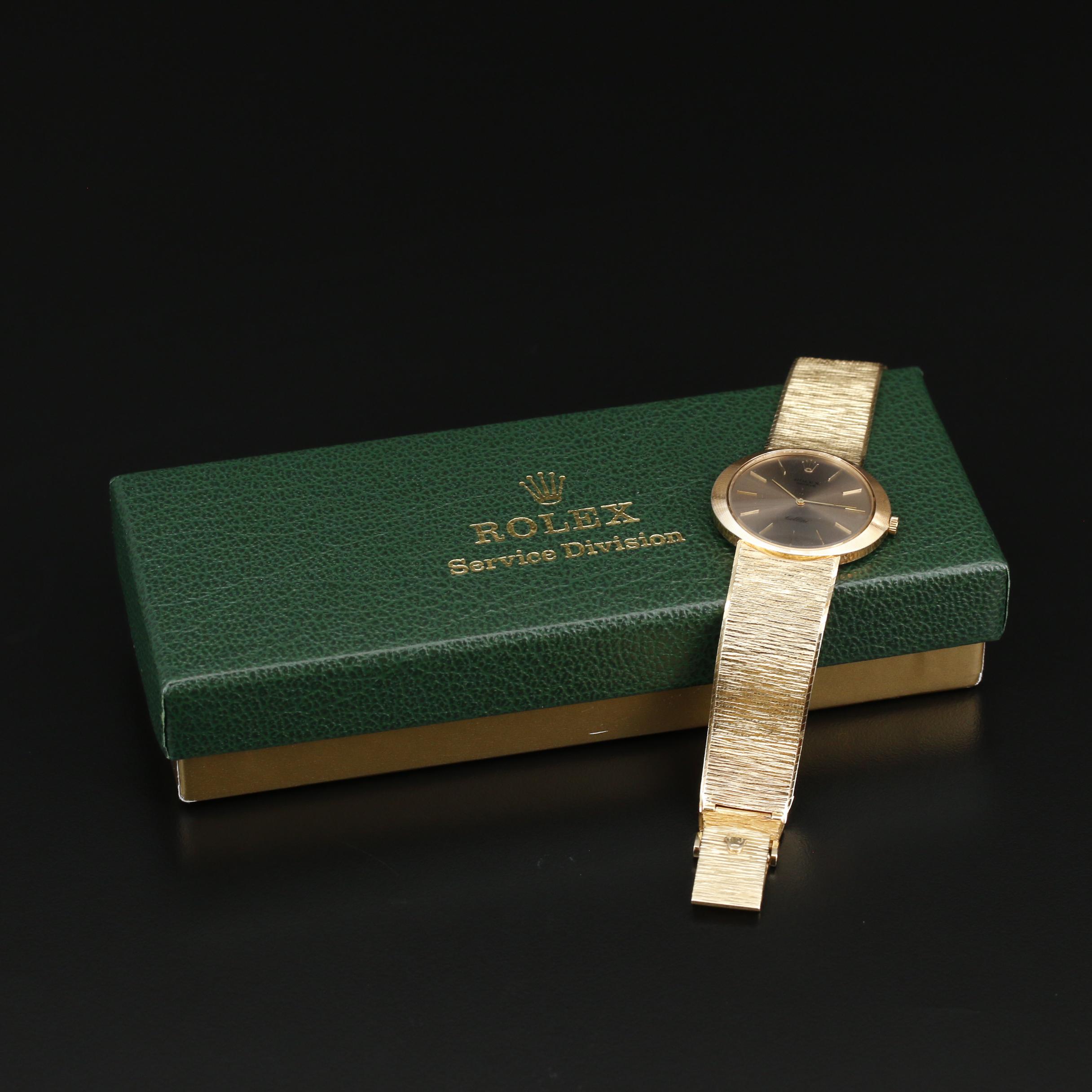 14K Rolex Cellini Stem Wind Watch