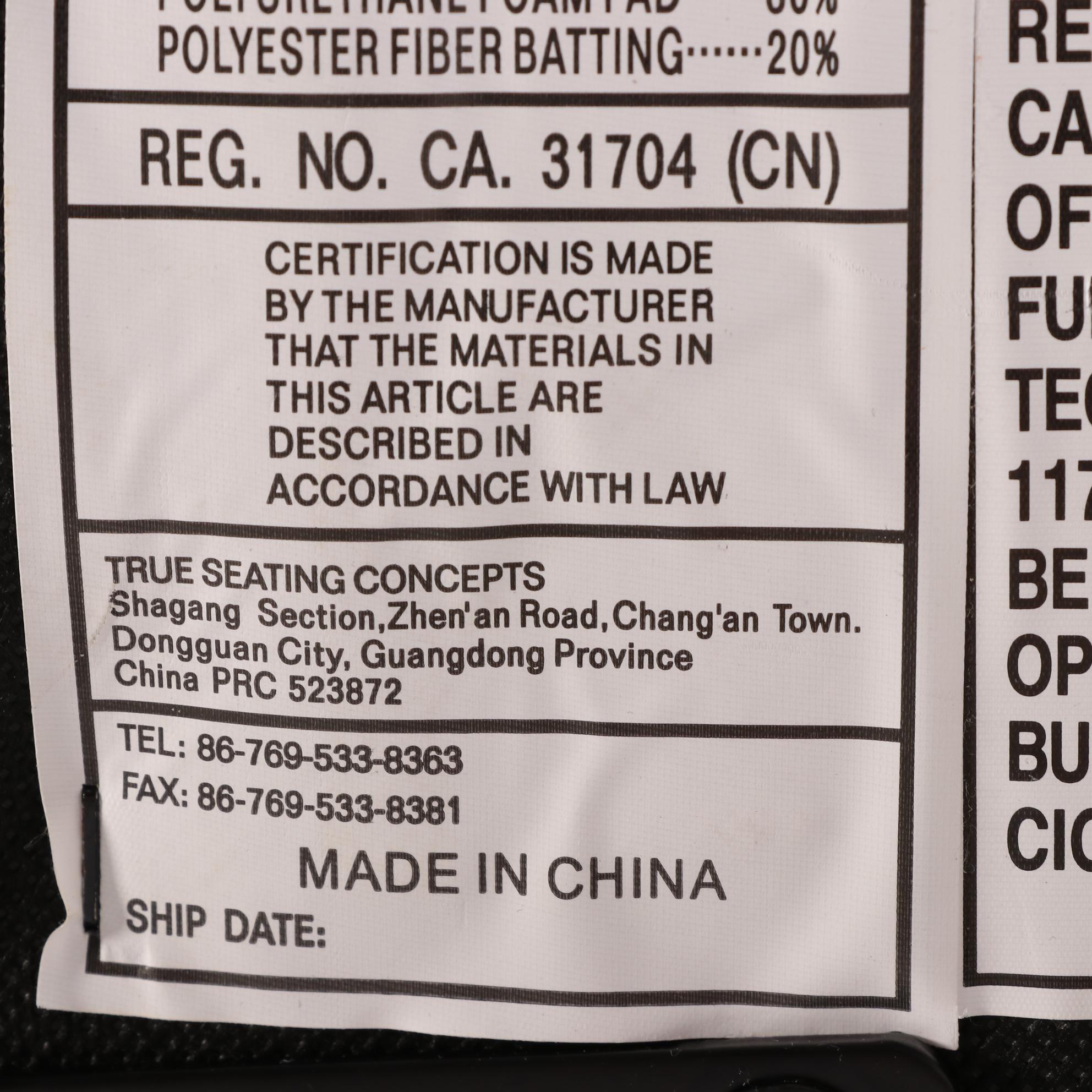 True Seating Concepts Swivel and Rolling Desk Chair