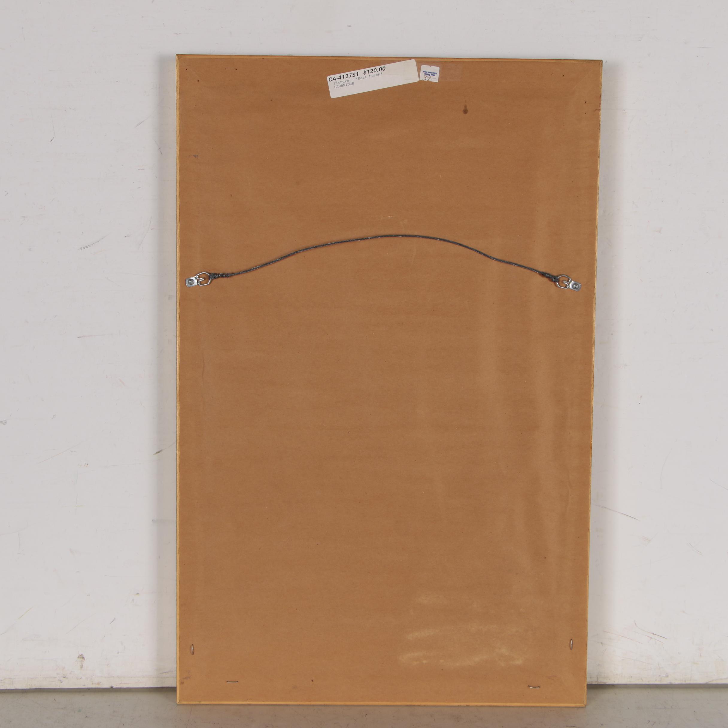 Blanche Sumrall Offset Lithograph "East Beach," circa 1970