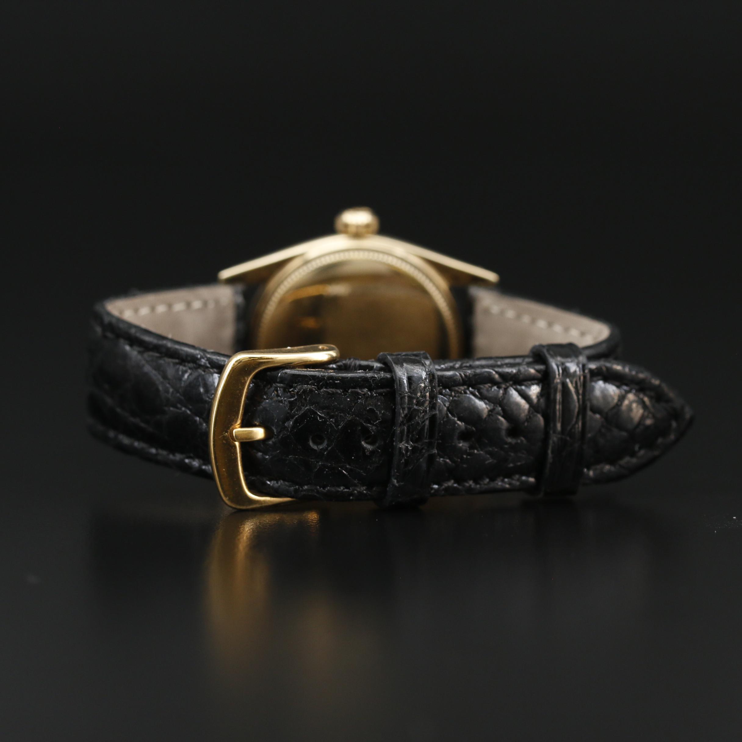 1957 Rolex Oyster Perpetual 14K Gold Automatic Watch