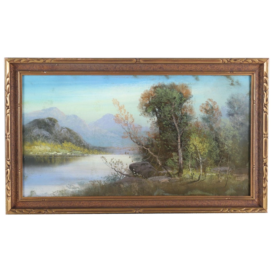 Landscape Watercolor and Gouache Painting