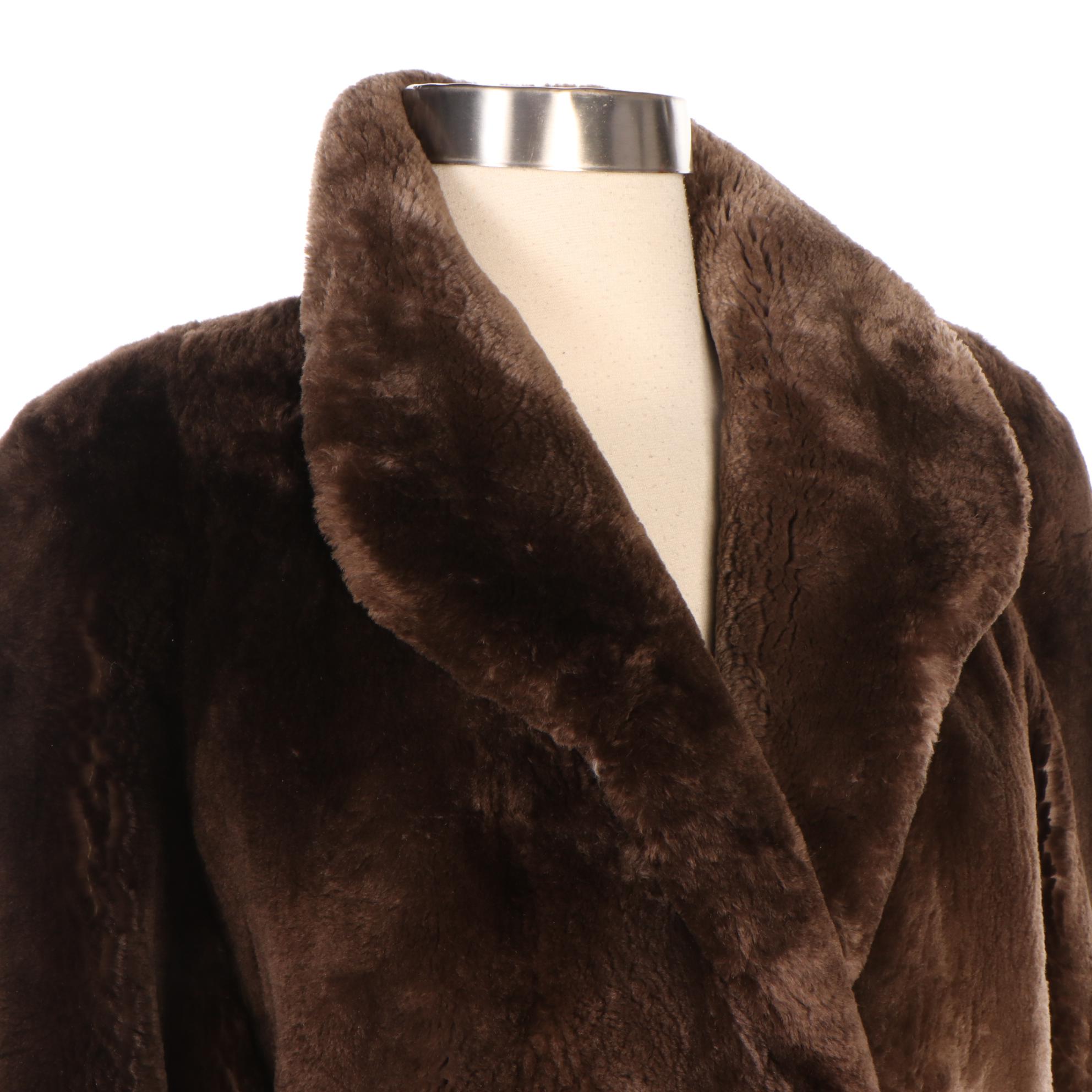 Birger Christensen Phantom Sheared Beaver Fur Coat from Saks Fifth Avenue