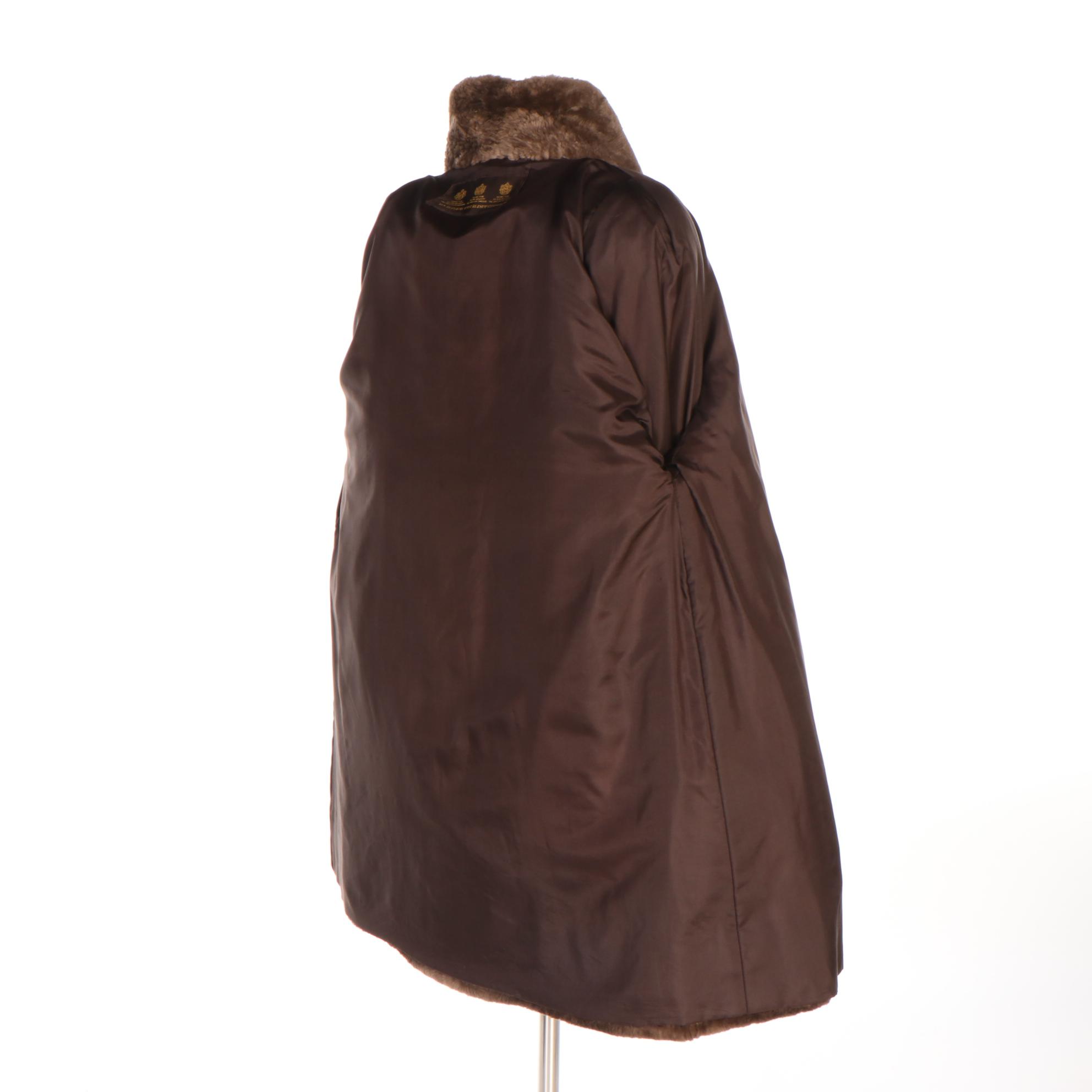 Birger Christensen Phantom Sheared Beaver Fur Coat from Saks Fifth Avenue
