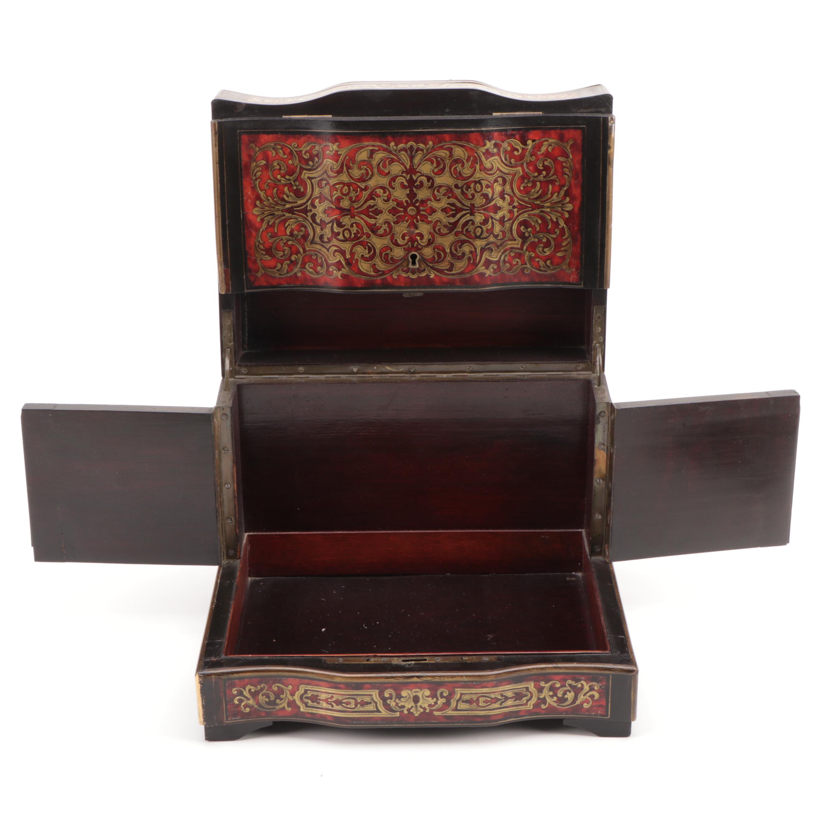 Napoleon III Boulle Marquetry Cave à Liqueur, 19th Century