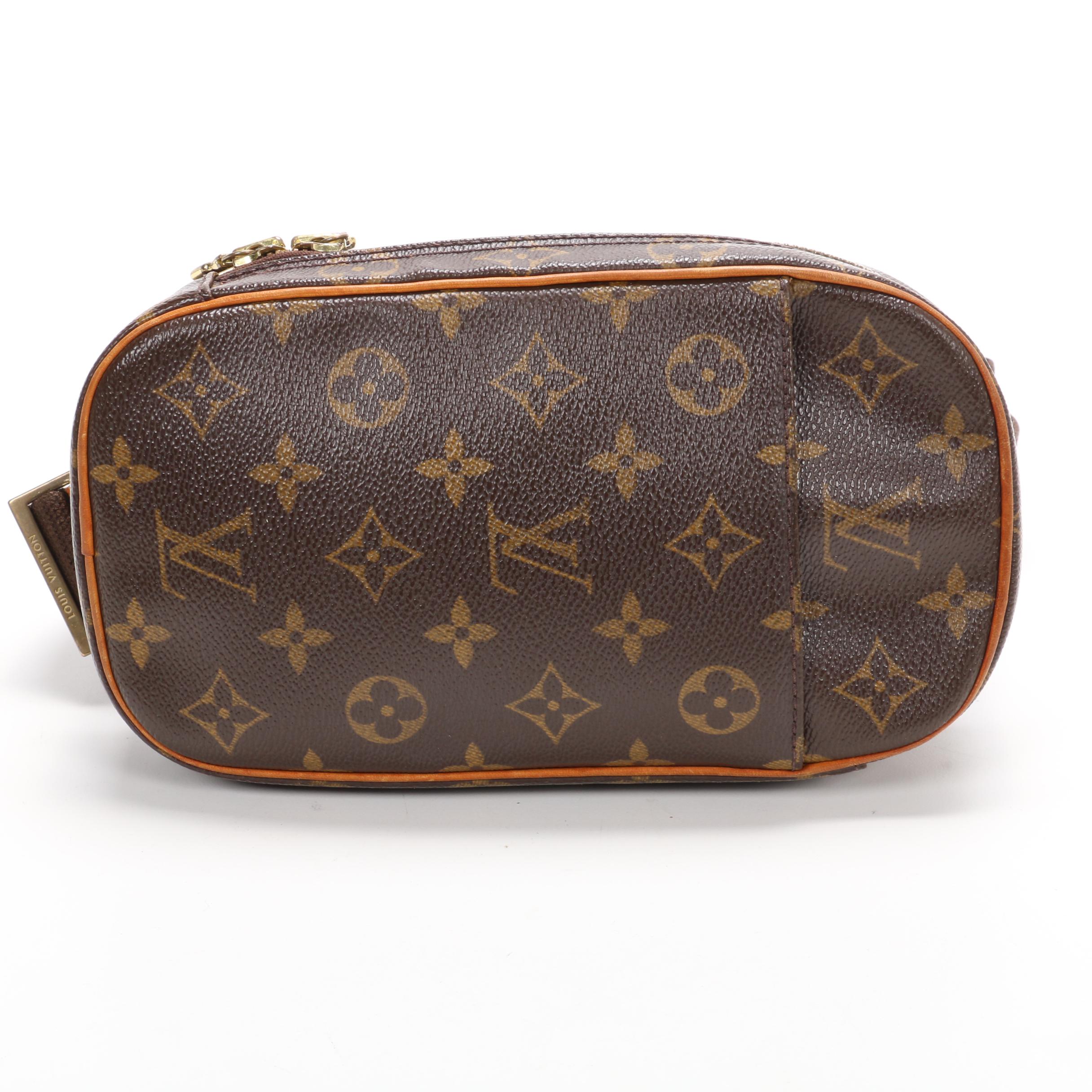 Louis Vuitton Belt Bag in Monogram Canvas and Vachetta Leather