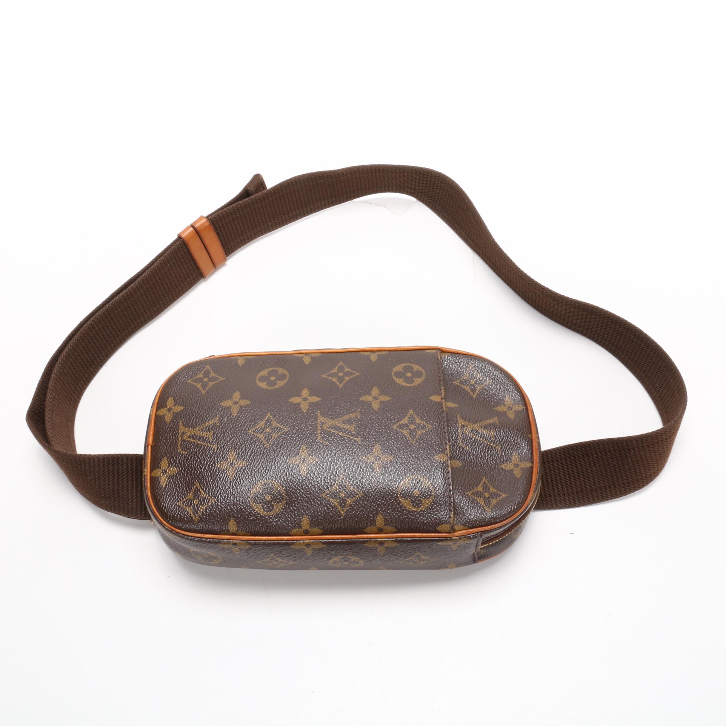 Louis Vuitton Belt Bag in Monogram Canvas and Vachetta Leather