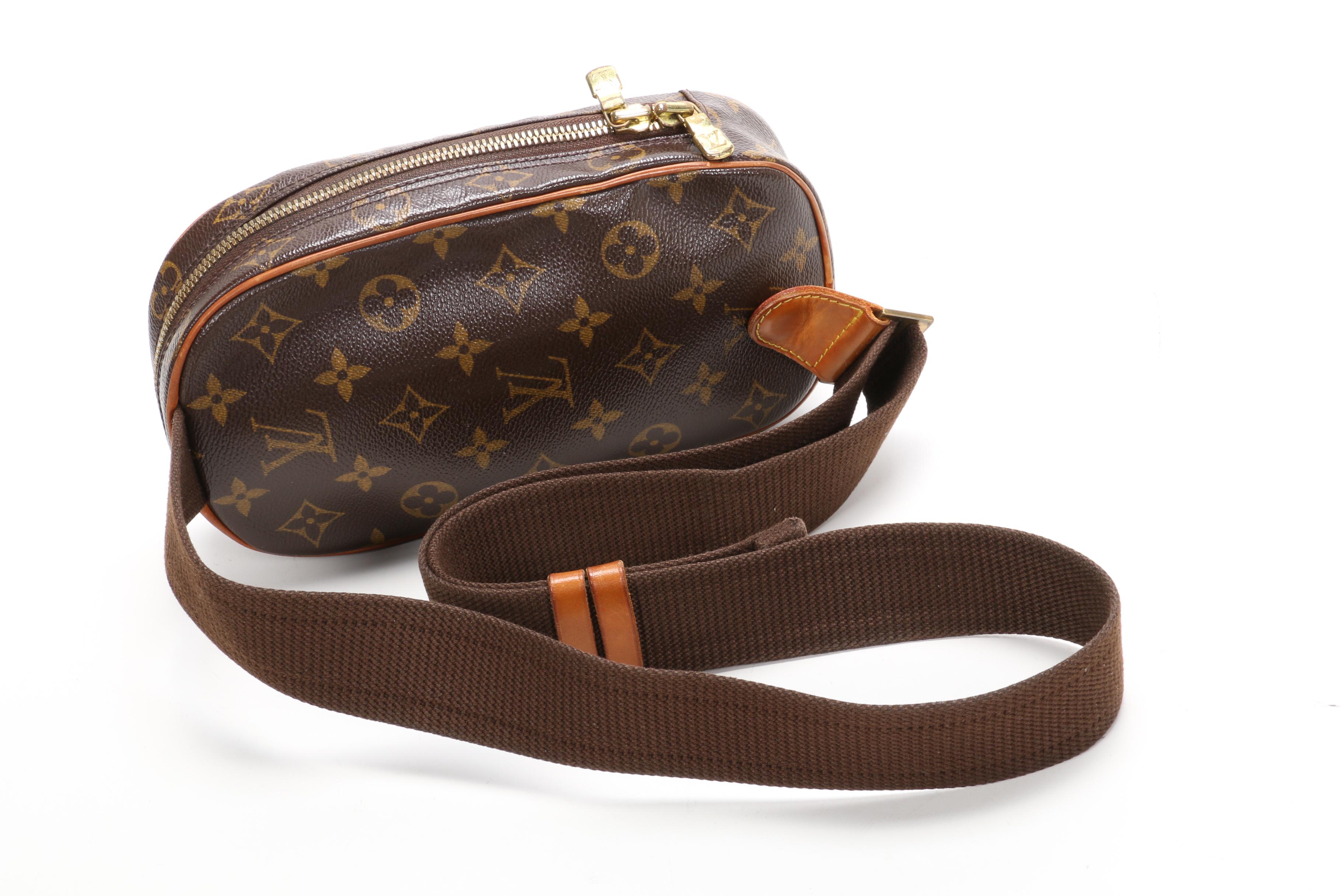 Louis Vuitton Belt Bag in Monogram Canvas and Vachetta Leather
