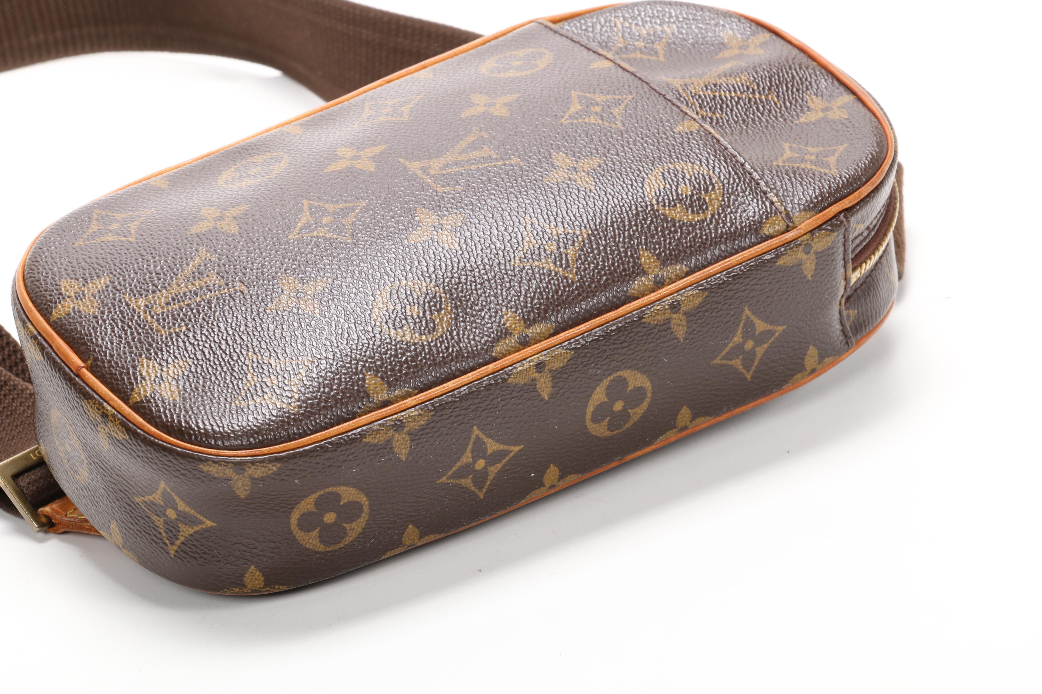 Louis Vuitton Belt Bag in Monogram Canvas and Vachetta Leather