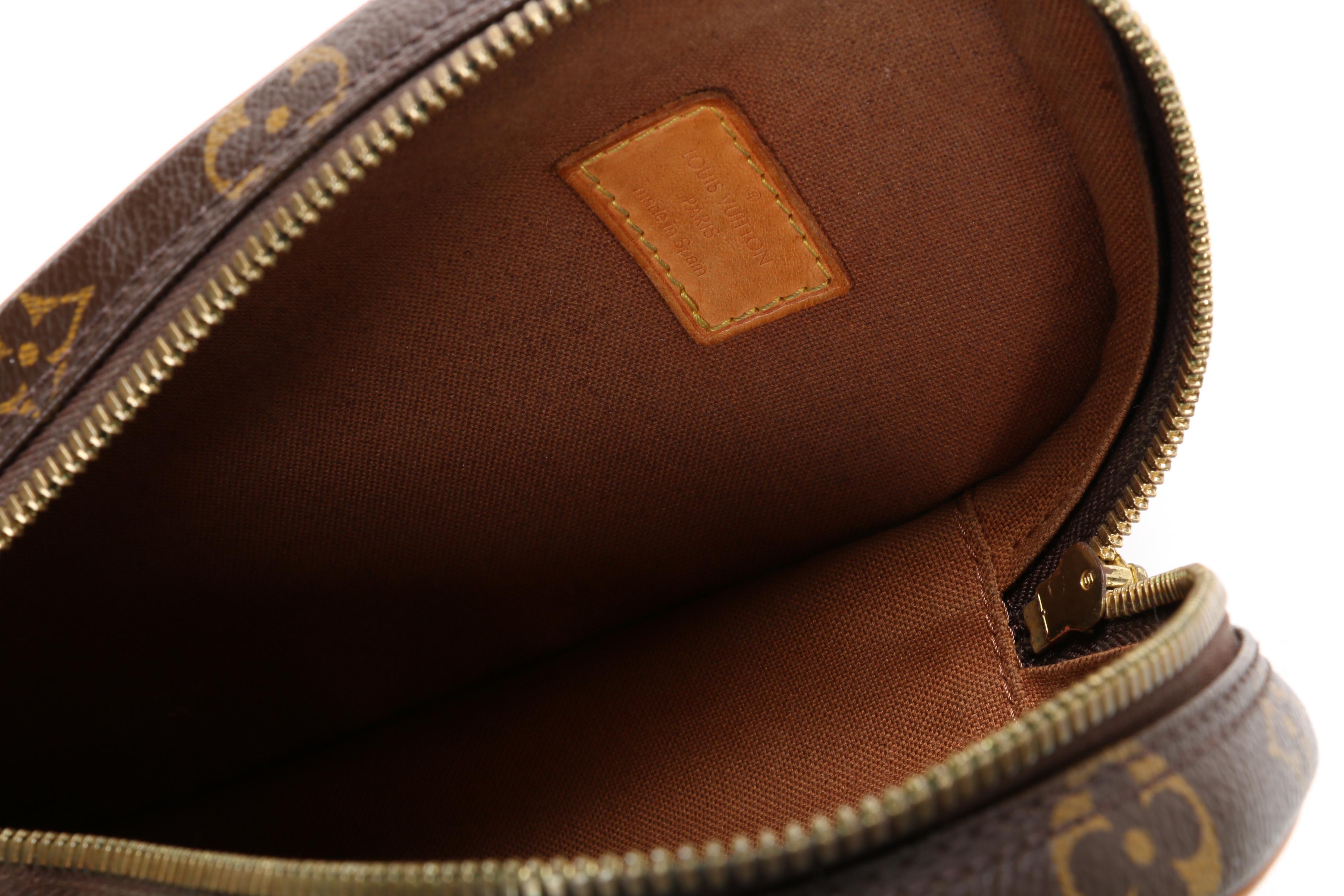 Louis Vuitton Belt Bag in Monogram Canvas and Vachetta Leather