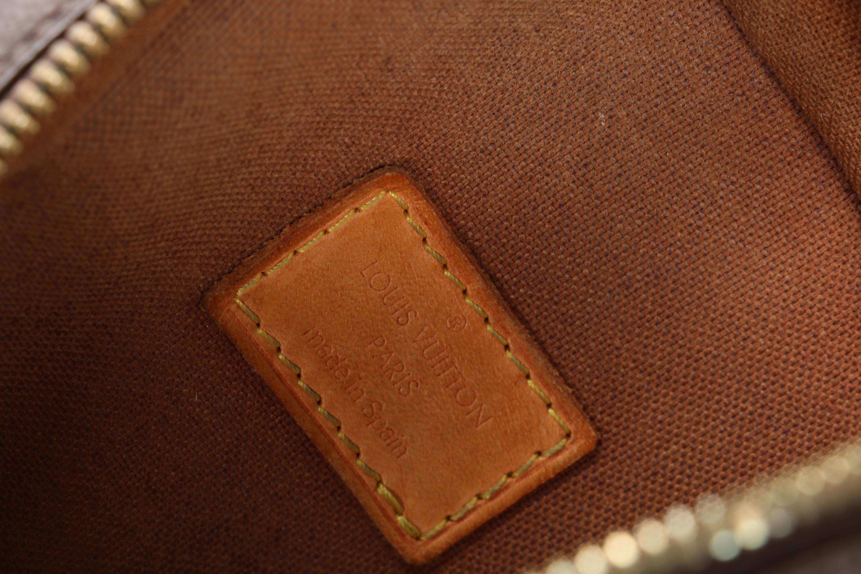 Louis Vuitton Belt Bag in Monogram Canvas and Vachetta Leather