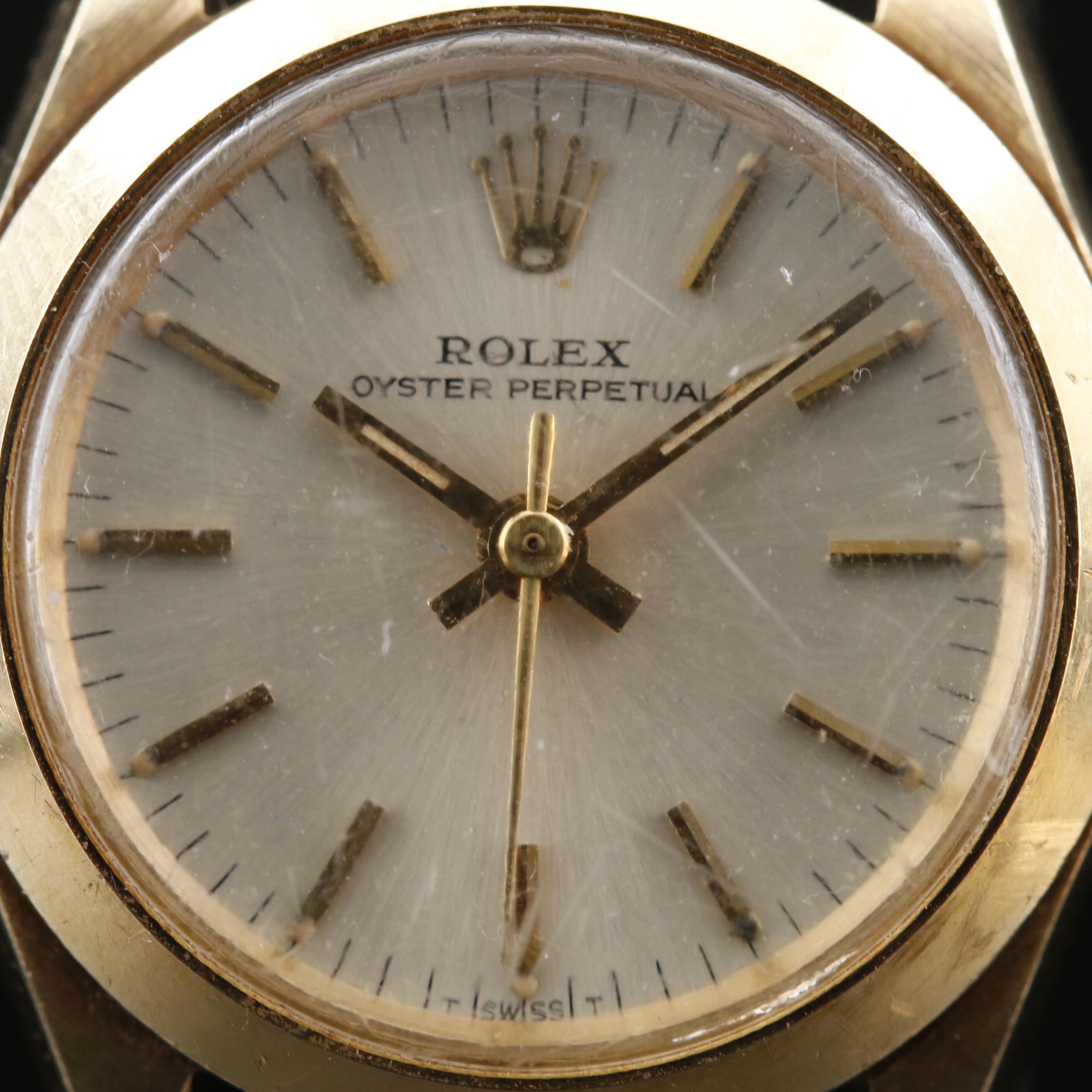 14K Rolex Oyster Perpetual Automatic Watch