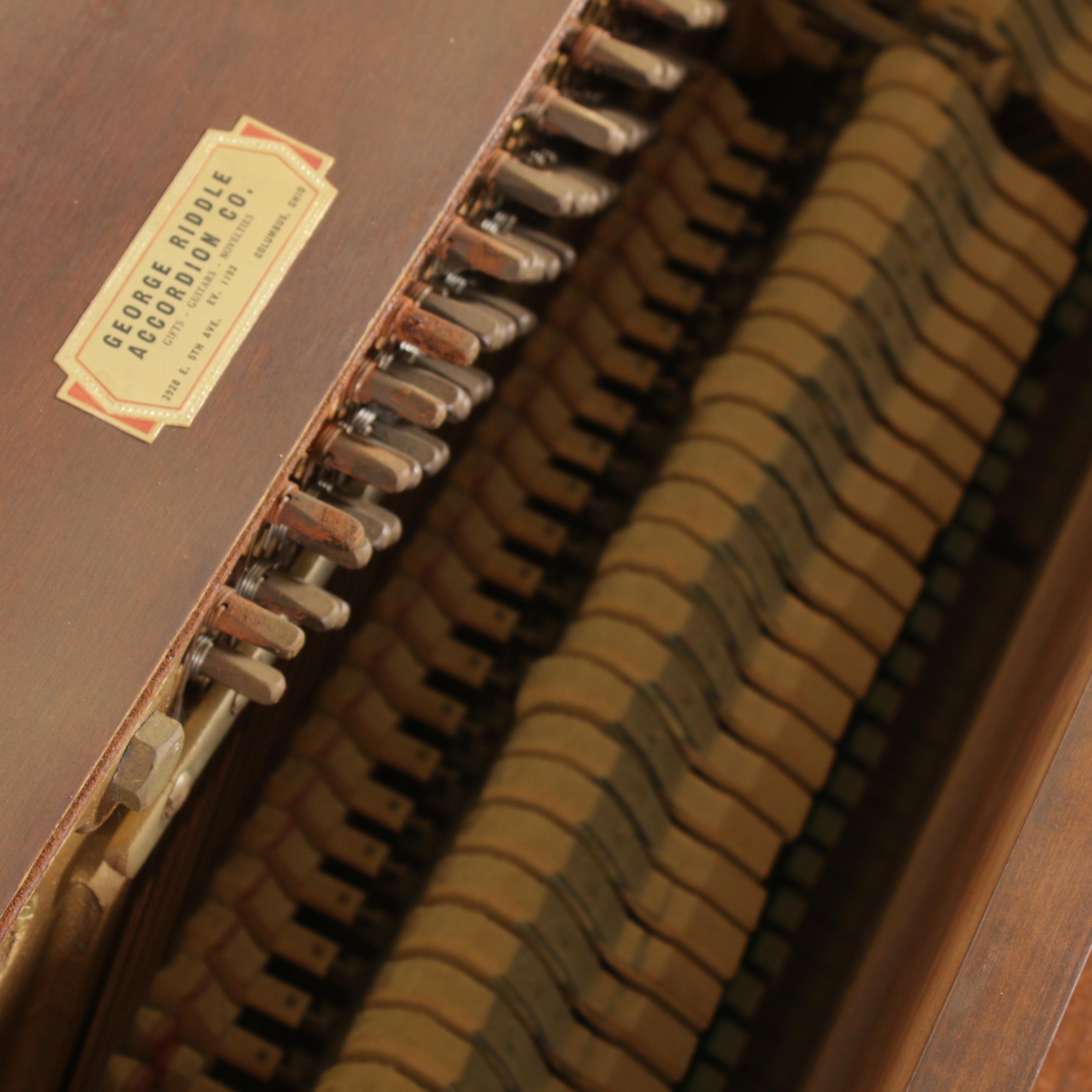 Mehlin & Sons Upright Piano, 1960s