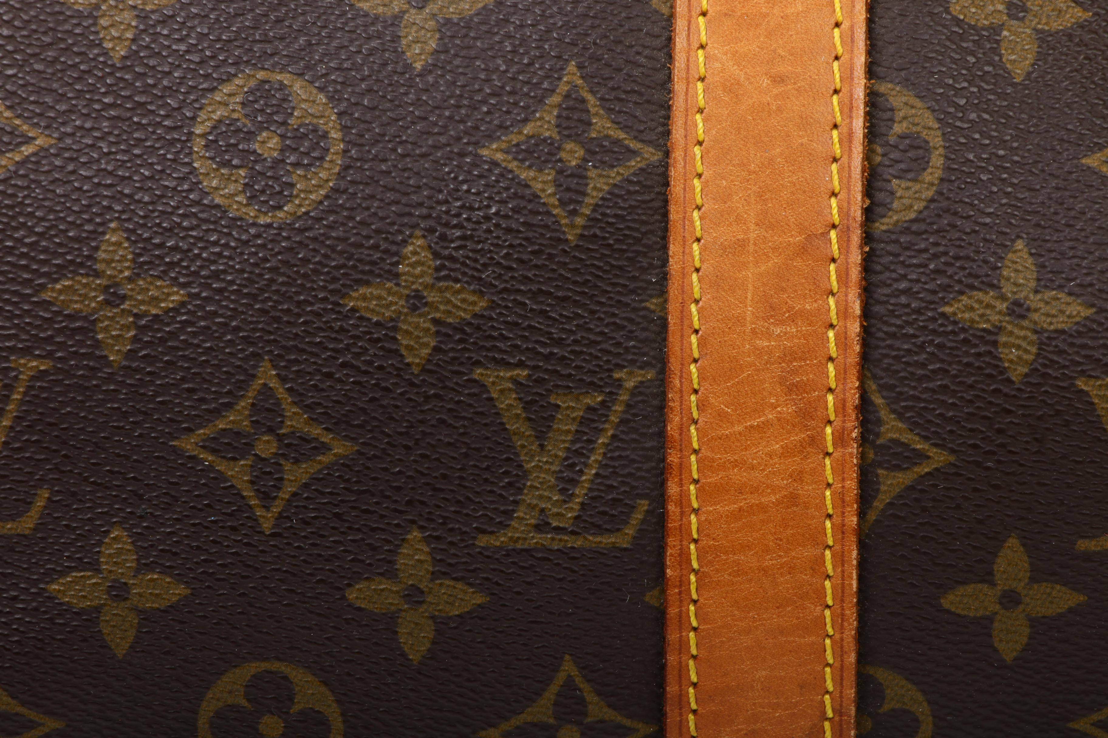 Louis Vuitton Malletier Keepall 50 in Monogram Canvas and Vachetta Leather
