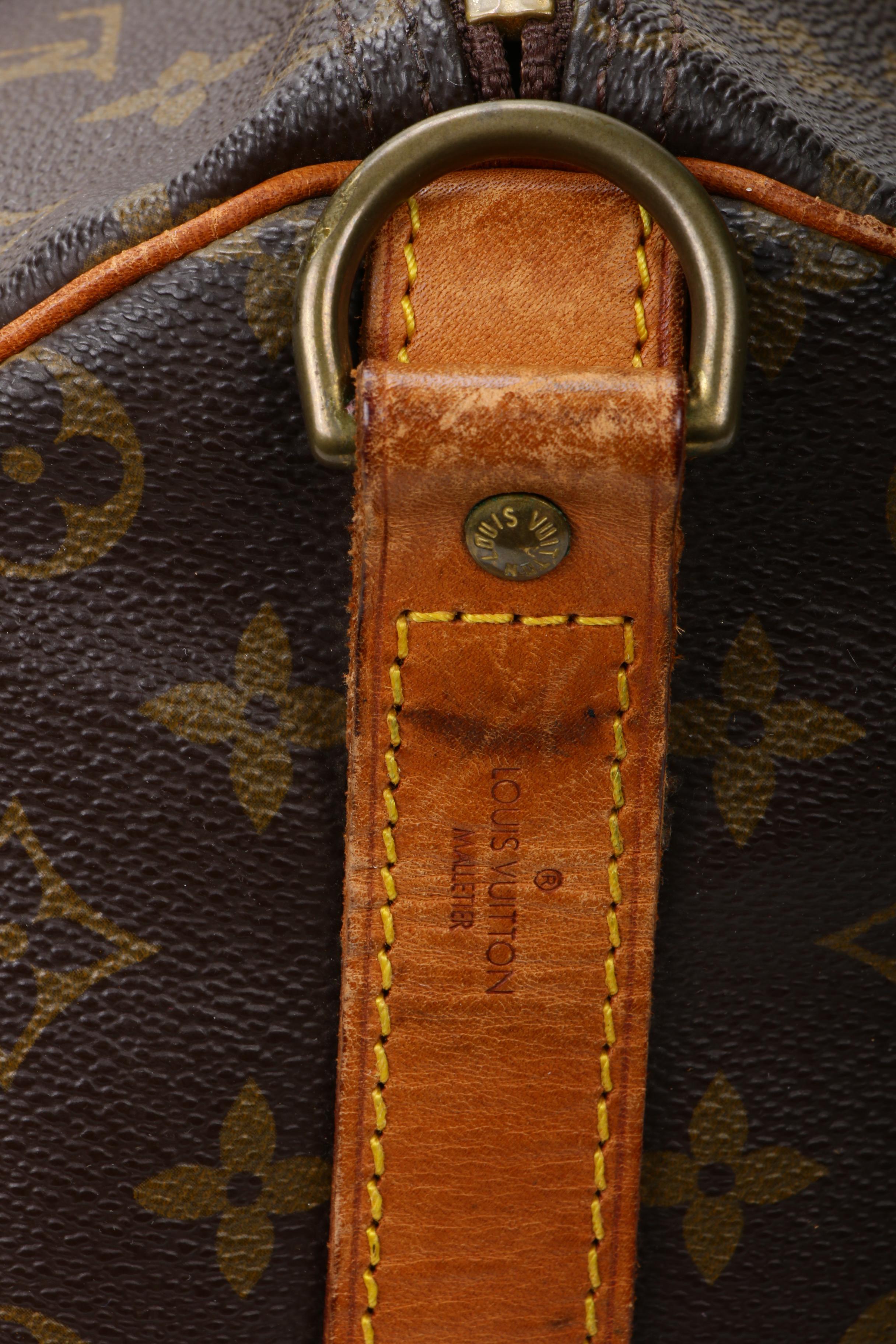 Louis Vuitton Malletier Keepall 50 in Monogram Canvas and Vachetta Leather