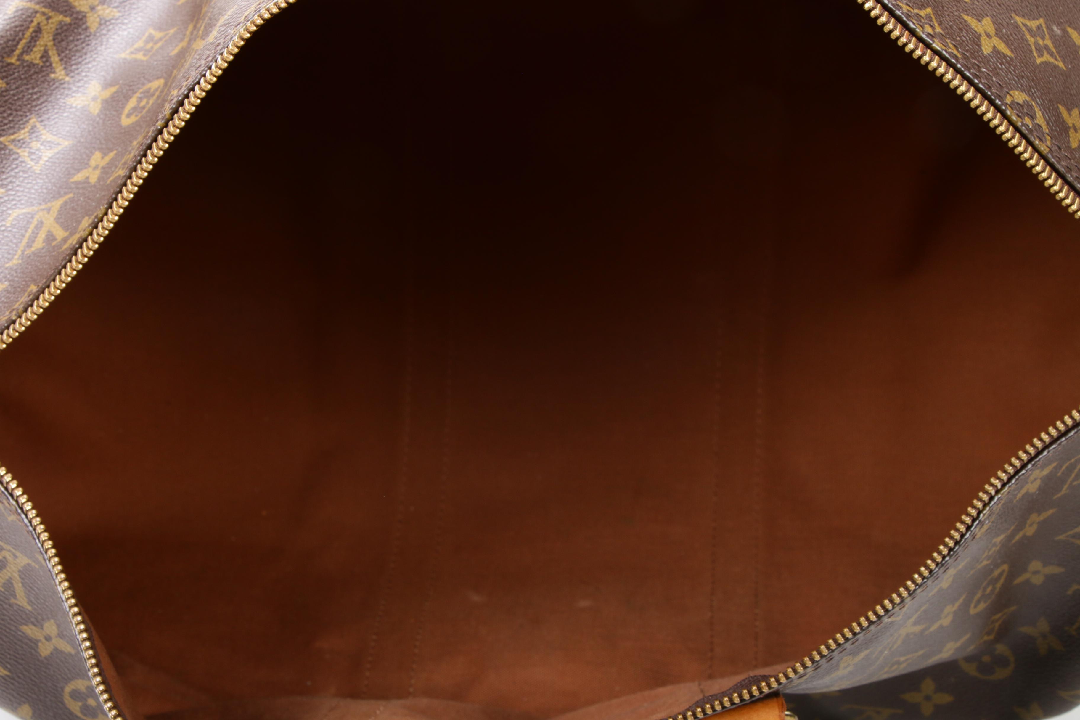 Louis Vuitton Malletier Keepall 50 in Monogram Canvas and Vachetta Leather